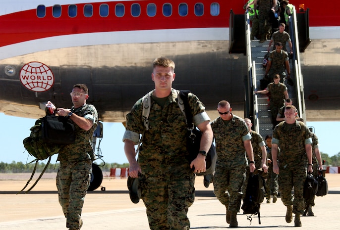 Marines from Marine Fighter Attack Squadron 212 arrived here Friday to take part in Exercise Southern Frontier 2007, a joint training exercise between Marine Aircraft Group 12 and the Royal Australian Air Force's 75th Fighter Squadron. VMFA-212 completed a similar combined-forces exercise, Exercise Talisman Saber 2007, last month.