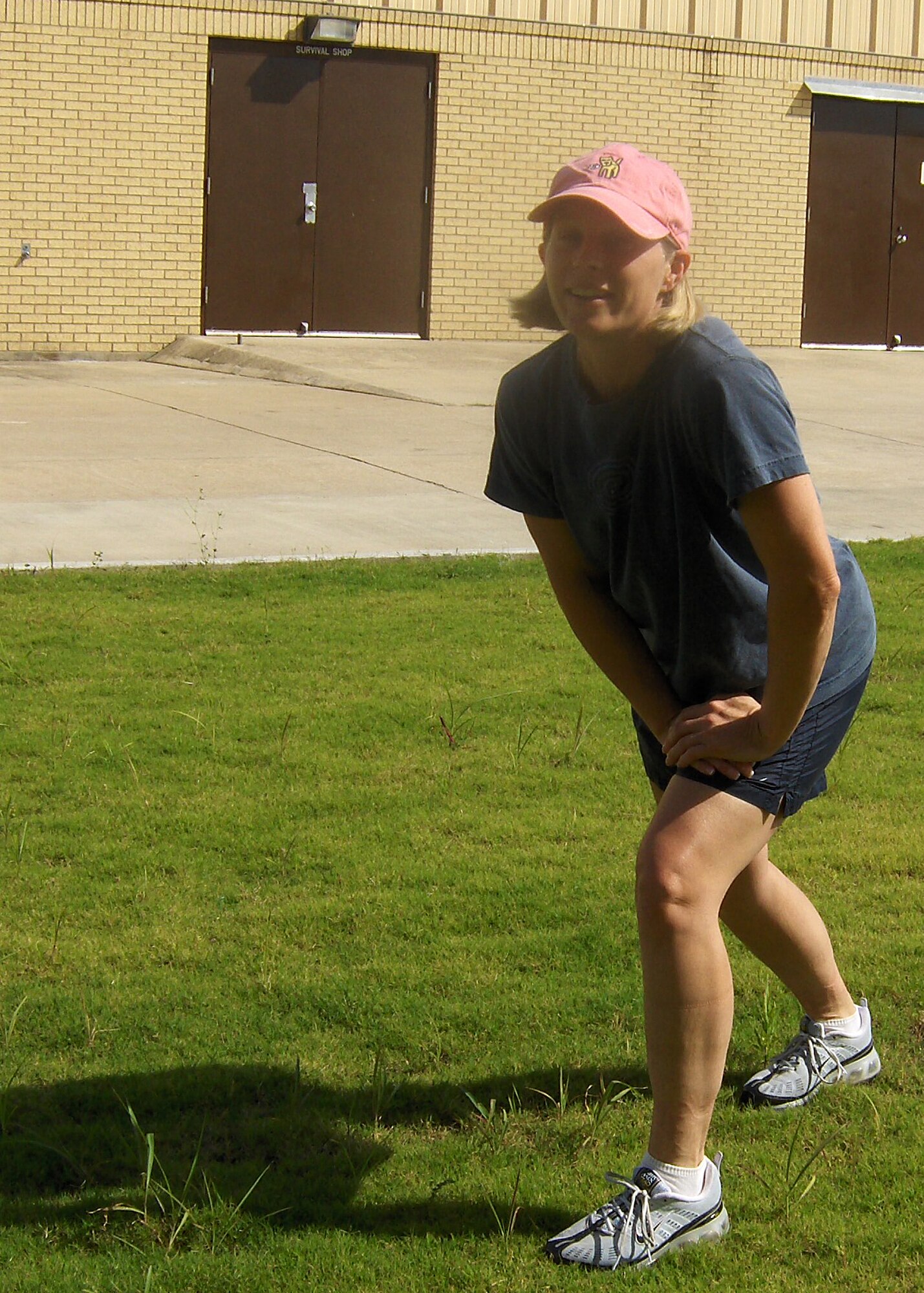 Capt. Amber Marcella, 733rd Training Squadron executive officer and marathon runner. (US Air Force photo/ Stephen Knight)