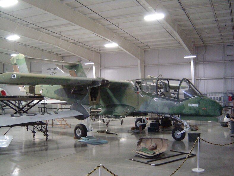OV-10 aircraft at the Hill Aerospace Museum