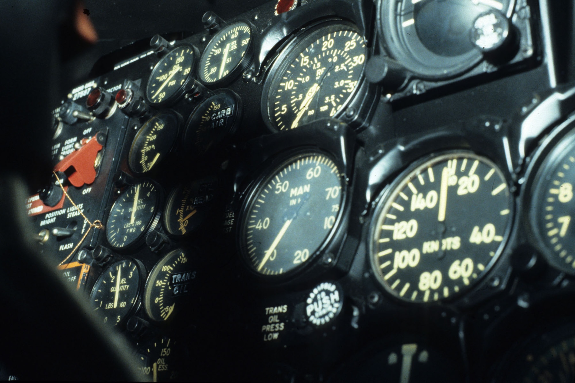 DAYTON, Ohio - Sikorsky UH-19B cockpit at the National Museum of the U.S. Air Force. (U.S. Air Force photo)