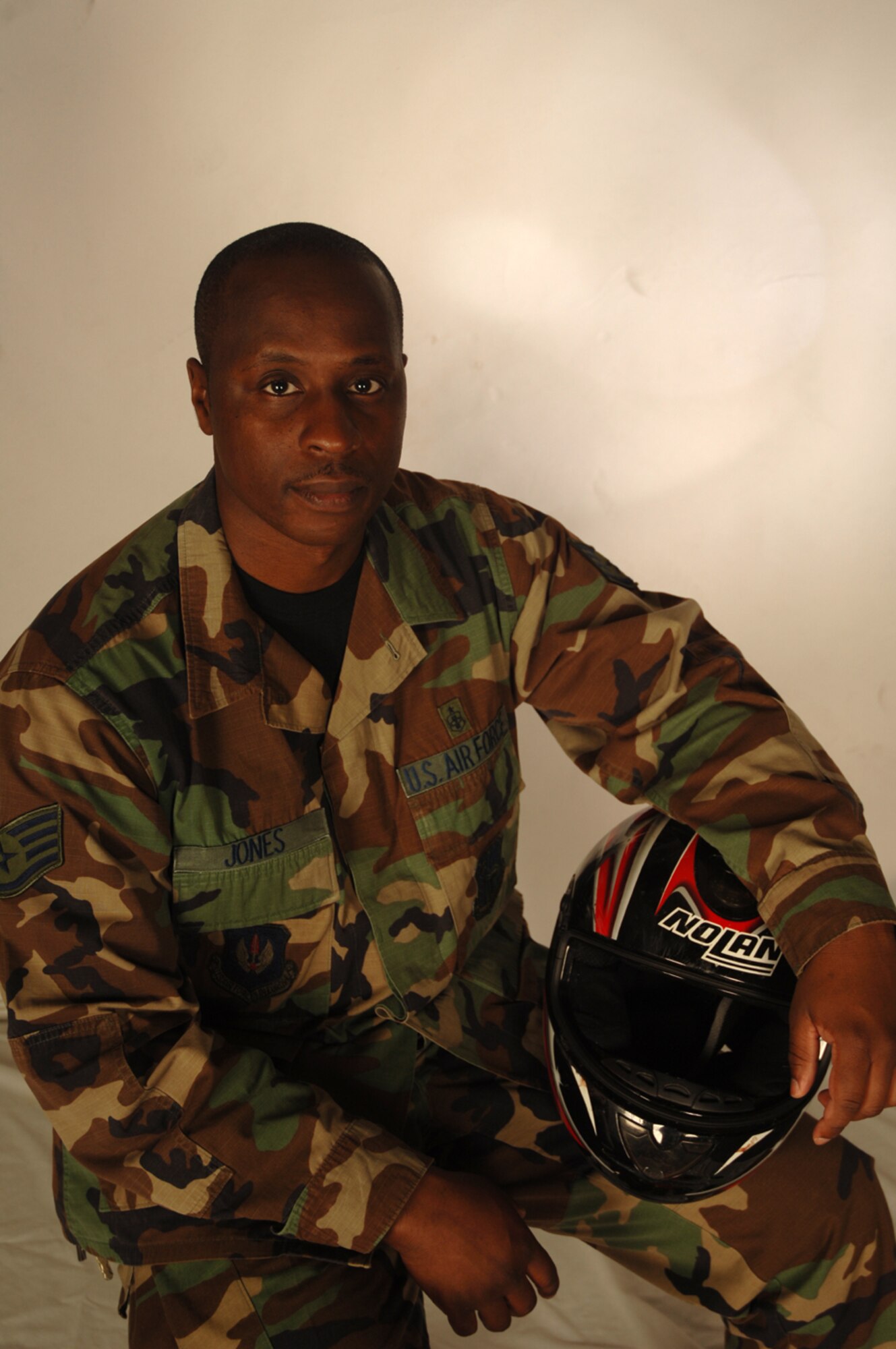 Staff Sgt. Kevin Jones, 48th Medical Operations Squadron orthopedic technician, at Royal Air Force Lakenheath was on his way to the experience rider course on the a local highway when a vehicle trying to make the exit cut across two lanes of traffic. The skills he learned at the local motorcycle riders course and his safety gear saved his life.