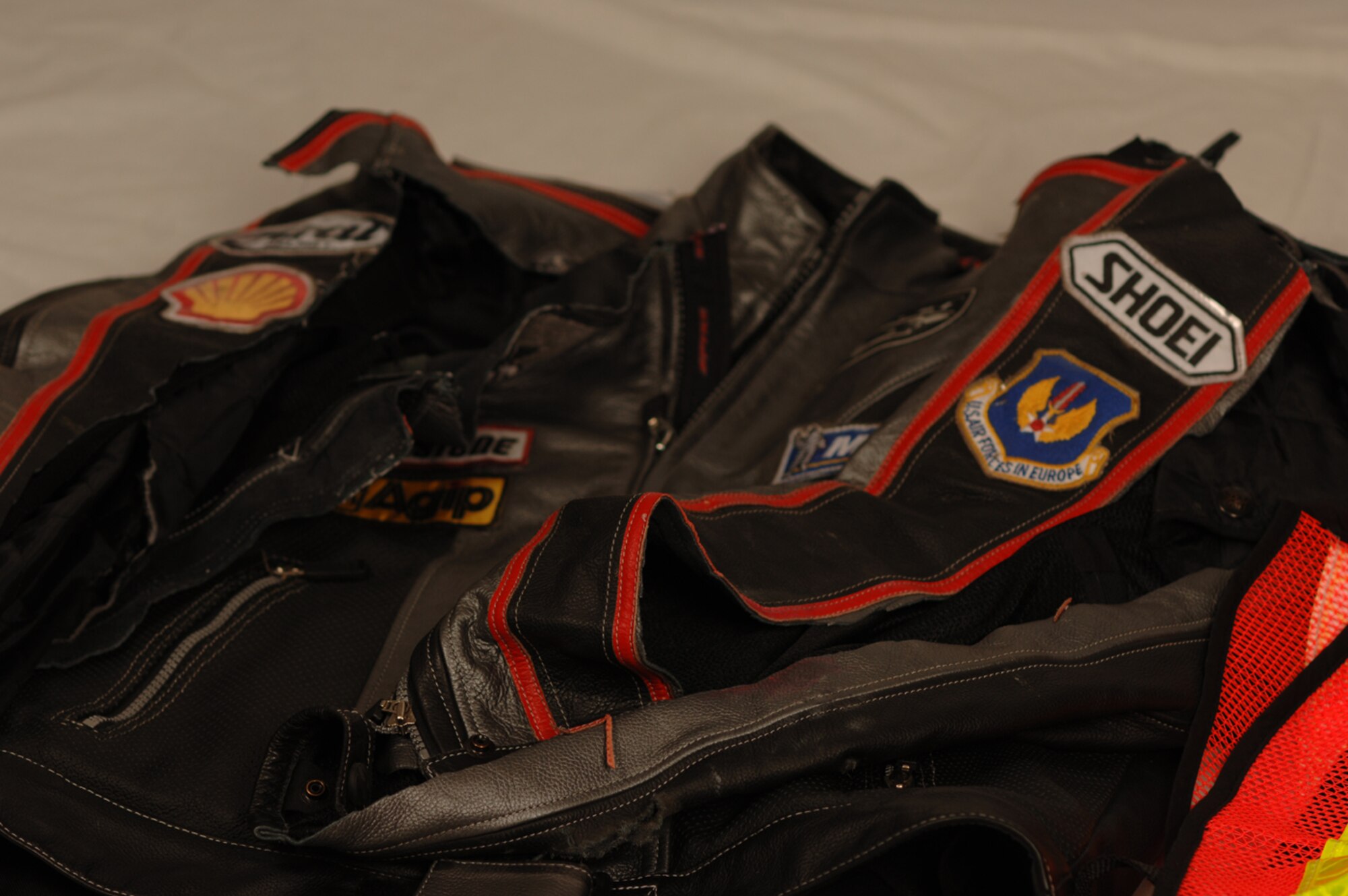 Staff Sgt. Kevin Jones, 48th Medical Operations Squadron orthopedic technician, at Royal Air Force Lakenheath was on his way to the experience rider course on the a local highway when a vehicle trying to make the exit cut across two lanes of traffic. The skills he learned at the local motorcycle riders course and his safety gear saved his life.