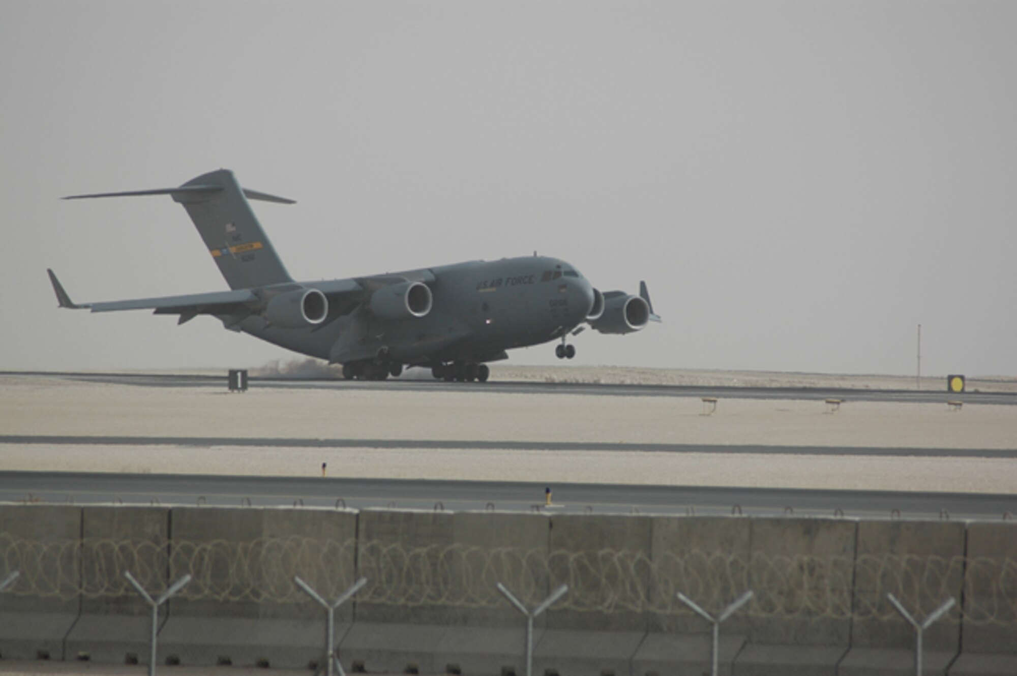 The C-17 Globemaster III is the newest, most flexible cargo aircraft to enter the airlift force. The C-17 is capable of rapid strategic delivery of troops and all types of cargo to main operating bases or directly to forward bases in the deployment area. The aircraft can perform tactical airlift and airdrop missions and can also transport litters and ambulatory patients during aeromedical evacuations when required. The inherent flexibility and performance of the C-17 force improve the ability of the total airlift system to fulfill the worldwide air mobility requirements of the United States. (U.S. Air Force photo/Senior Airman Clark Staehle)