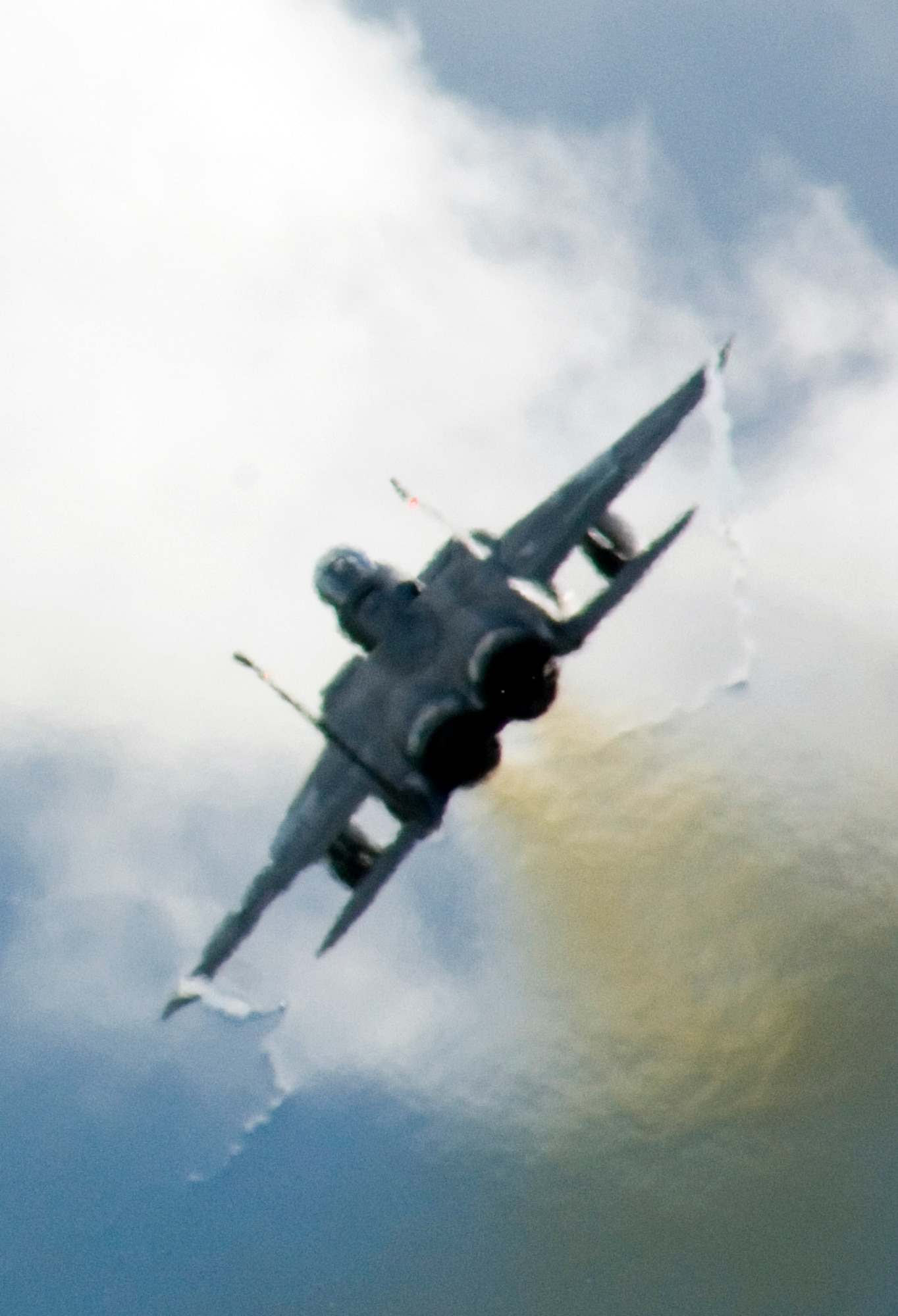 An F-15C from the 12th Fighter Squadron heads out for a routine training mission. (U.S. Air Force photo by Senior Airman Garrett Hothan)