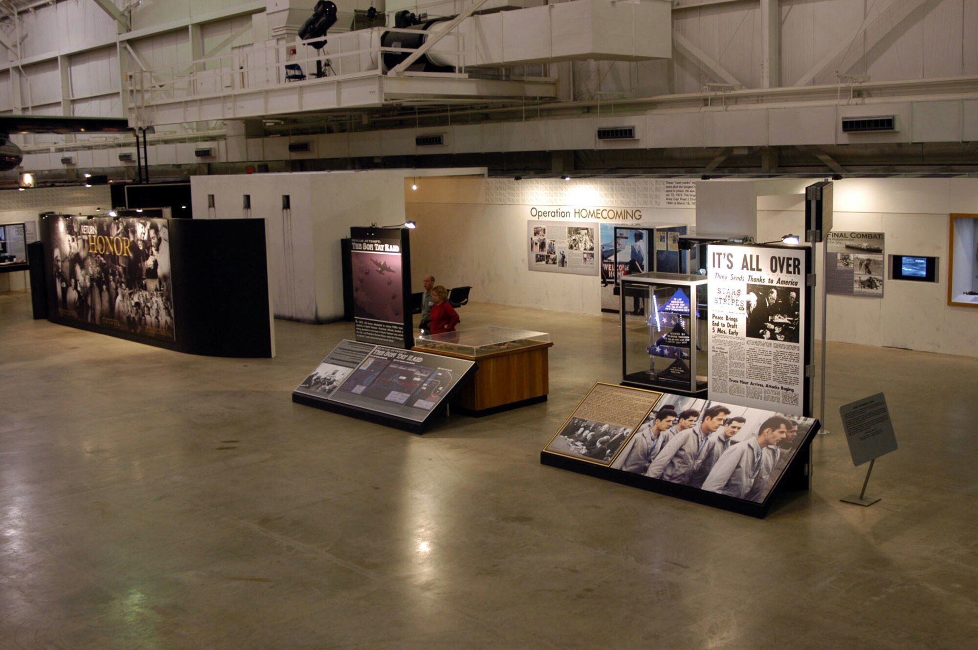 The National Museum of the U.S. Air Force recently was recognized for it's exhibit "Return with Honor: American Prisoners of War in Southeast Asia." (U.S. Air Force photo) 
