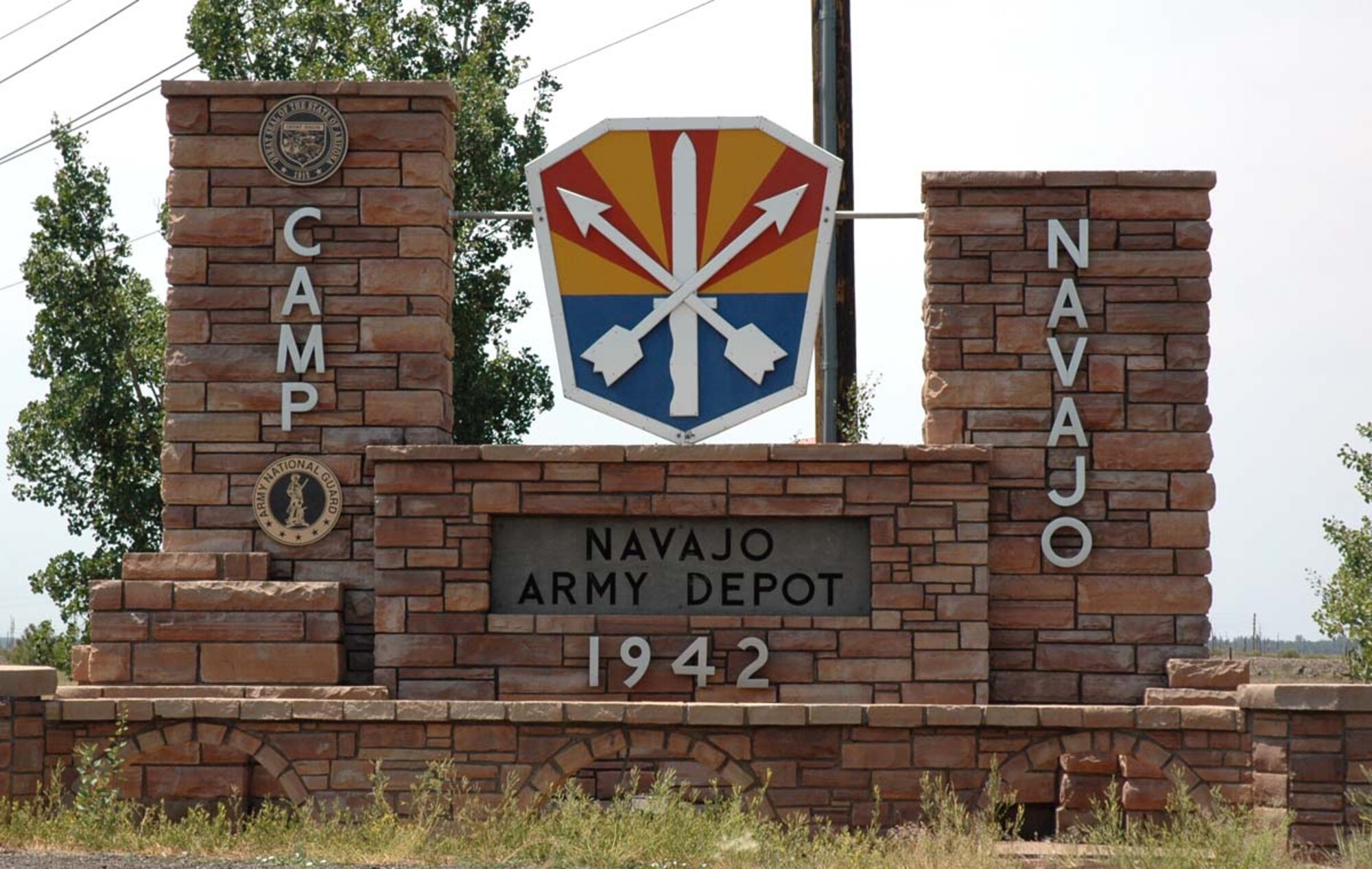 Established in 1942 by the War Department, Camp Navajo was completed as one of the largest munitions depots in the United States in only nine months. Today, the facility 12 miles west of Flagstaff, Ariz., continues its munitions storage mission but is also used by the Arizona National Guard and visiting military units for training. (U.S. Air Force photo/Staff Sgt. Steve Razo)
