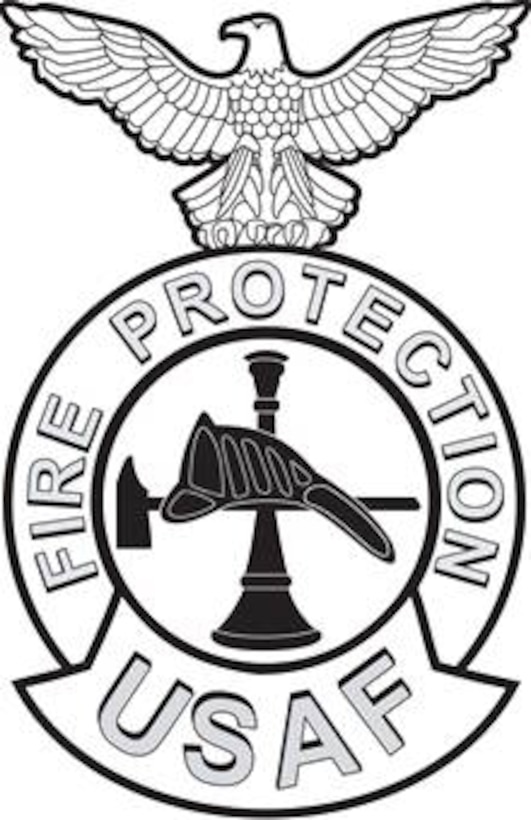 US Air Force USAF Fire Protection Decal Sticker 