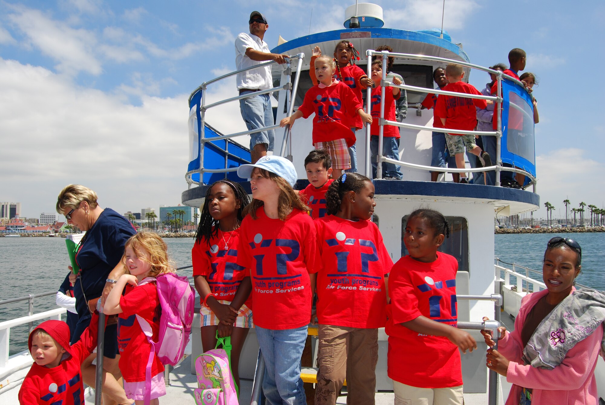 Ahoy matey! Youth Services summer campers get their sea legs on a tour of the Los Angeles Harbor, July 11. The harbor cruise field trip was part of Youth Services’ LA Experience Summer Camp. The summer program runs through August and includes trips to museums, beaches and a mud park. (Photo by Paul Testerman)