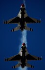 HICKAM AIR FORCE BASE, Hawaii -- The U.S. Air Force Thunderbirds will perform three shows over Waikik Beach during Air Force Week Honolulu.  The shows will take place on Sept. 13 at 9 a.m. and 2:30 p.m. and Sept. 15 at 2:30 p.m. The Thunderbird team represents the thousands of hard-working Airmen voluntarily serving America and defending freedom around the world.