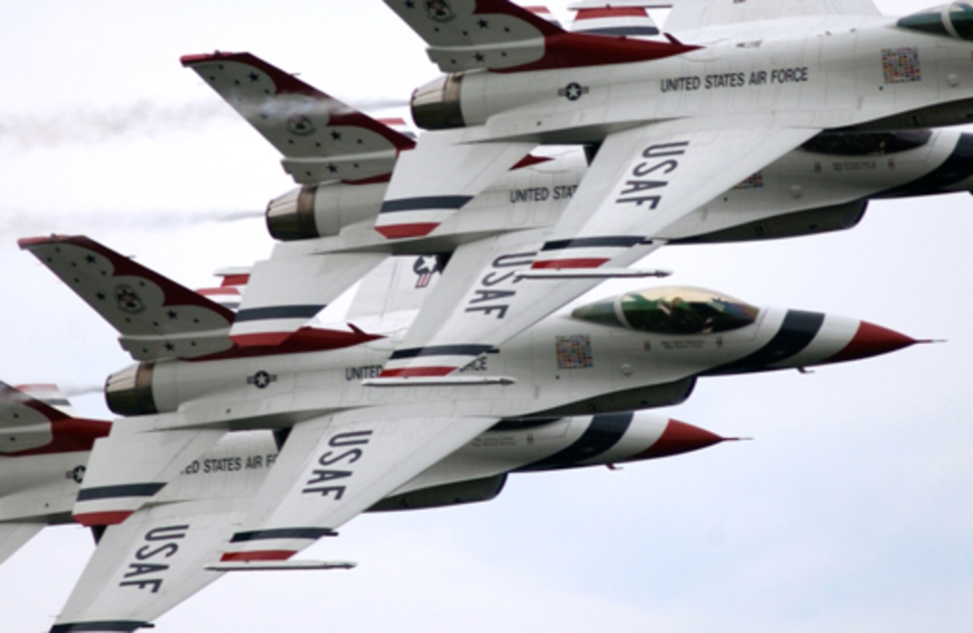 HICKAM AIR FORCE BASE, Hawaii -- The U.S. Air Force Thunderbirds will perform three shows over Waikik Beach during Air Force Week Honolulu.  The shows will take place on Sept. 13 at 9 a.m. and 2:30 p.m. and Sept. 15 at 2:30 p.m. The Thunderbird team represents the thousands of hard-working Airmen voluntarily serving America and defending freedom around the world.