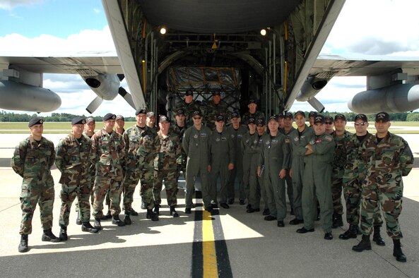YOUNGSTOWN AIR RESERVE STATION, Ohio - About 30 Air Force Reservists from the 910th Airlift Wing will represent Air Force Reserve Command (AFRC) as the only C-130 competition team from AFRC at the bi-annual Air Mobility Rodeo 2007 at McChord Air Force Base, Wash., July 22-28. Members of the 910th team departed Youngstown Air Reserve Station July 20 for the flight to Washington State.  Air Mobility Rodeo 2007, sponsored by Air Mobility Command, is the Mobility Air Force's (MAF) readiness competition. (U.S. Air Force photo/MSgt. Bryan Ripple)