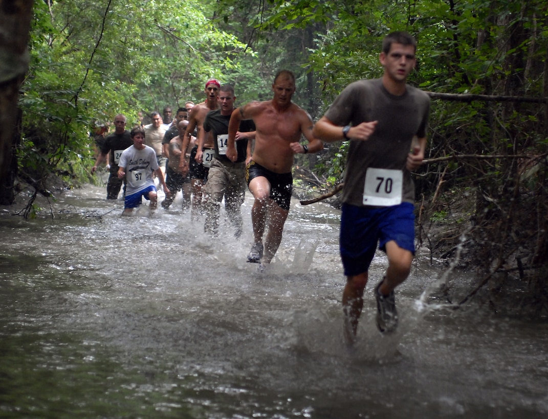 MARINE CORPS BASE CAMP LEJEUNE, N.C. ? Every one of the 222 runners entered in the Lejeune 8K Mud Run completed the challenging course July 26, 2007.