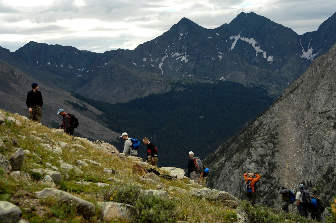Hiking toward Virginia Peak. Michael Brands for The New York Times.
