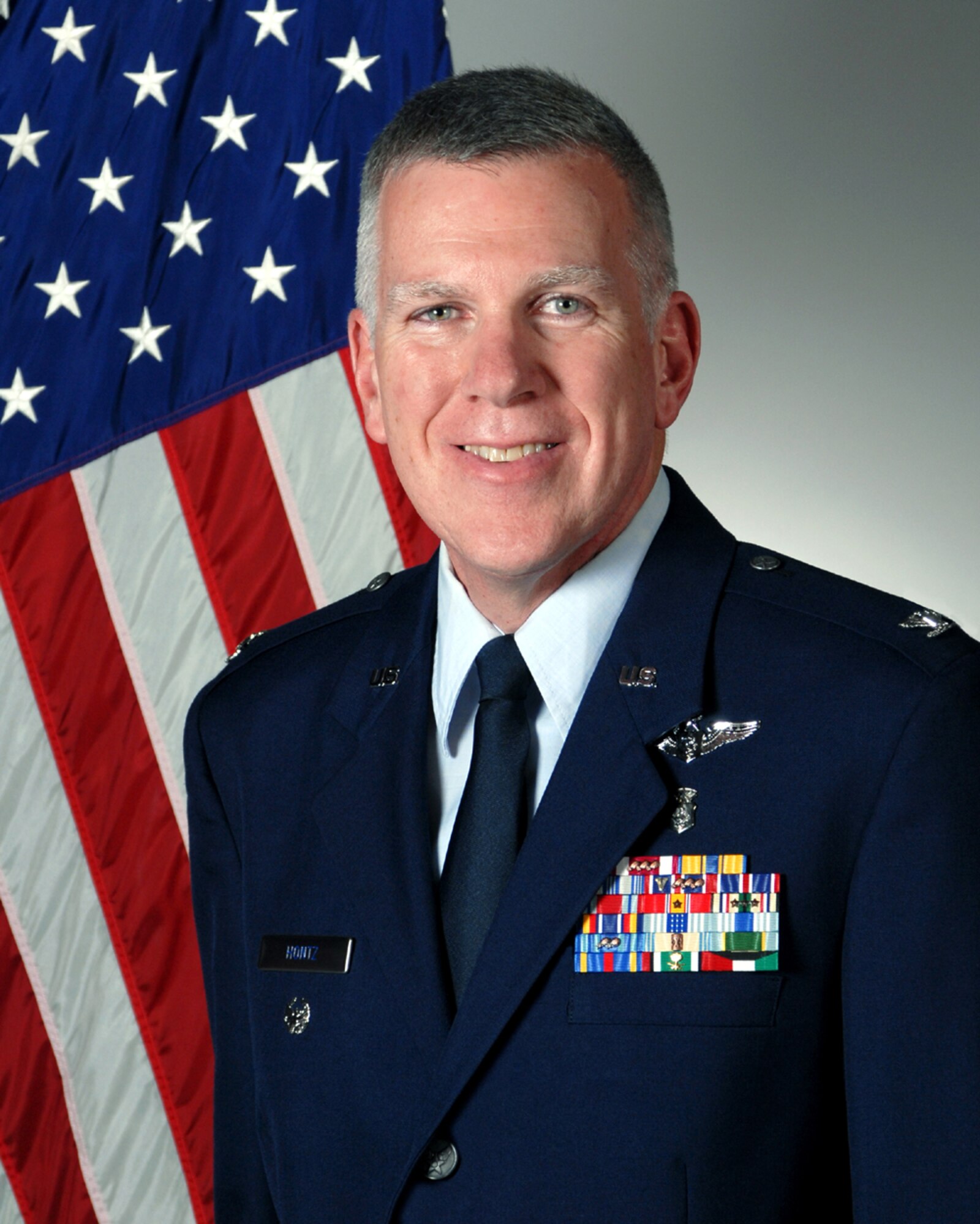 Col. Robert G. Hontz, 48th Medical Group, Inpatient Squadron commander. 
