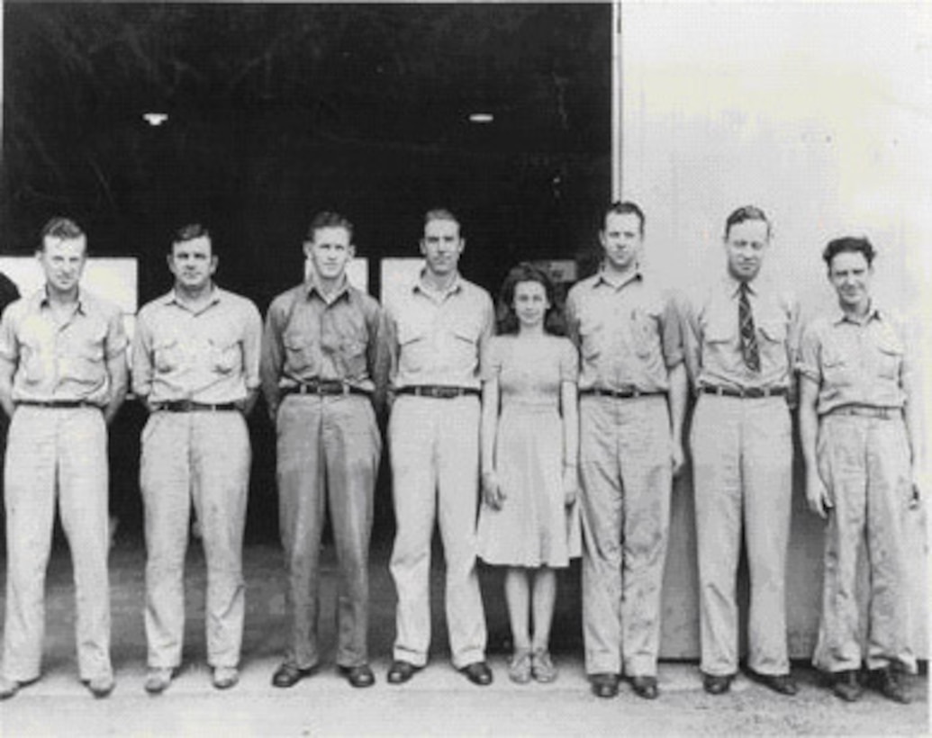 During World War II, the increased demand for military personnel in the war zones changed the composition of the work force at Sheppard to include more civilians, may of them women. (U.S. Air Force photo)