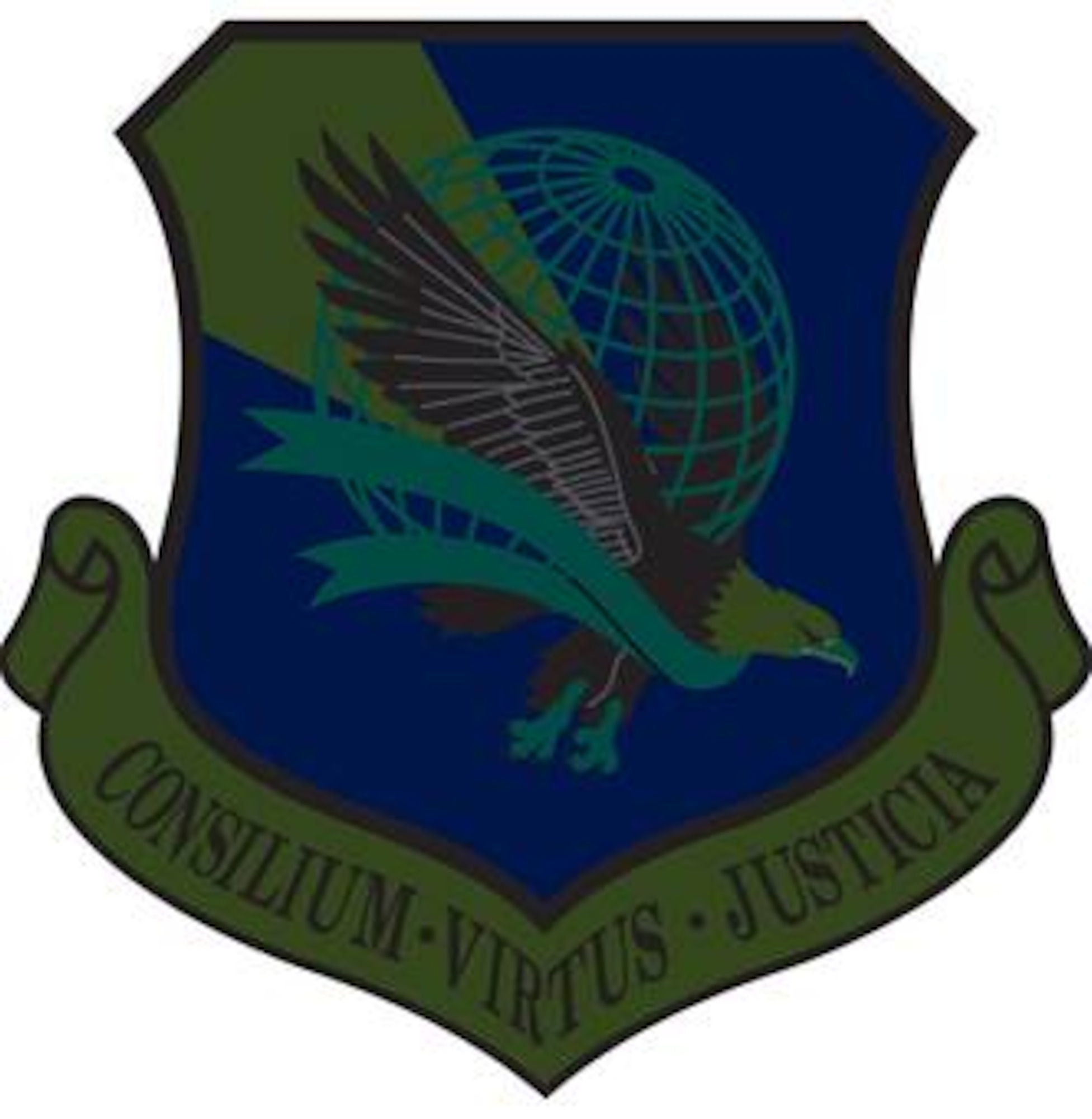Air Force Legal Operations Agency (Camouflage). Image provided by the Air Force Historical Research Agency. In accordance with Chapter 3 of AFI 84-105, commercial reproduction of this emblem is NOT permitted without the permission of the proponent organizational/unit commander. The image is 7x7 inches @ 300 ppi. 