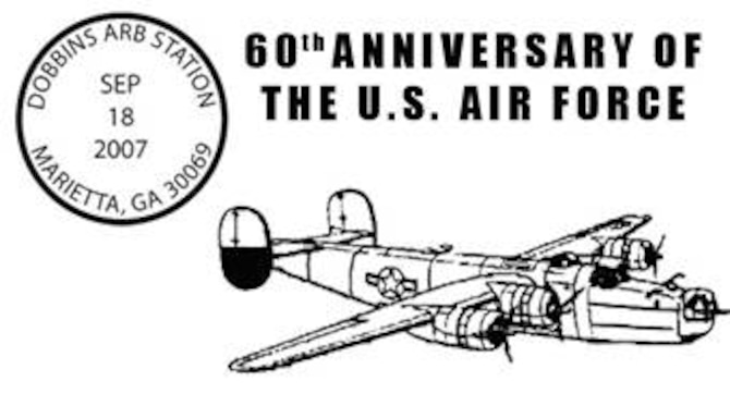 60th Anniversary of the Air Force Postmark