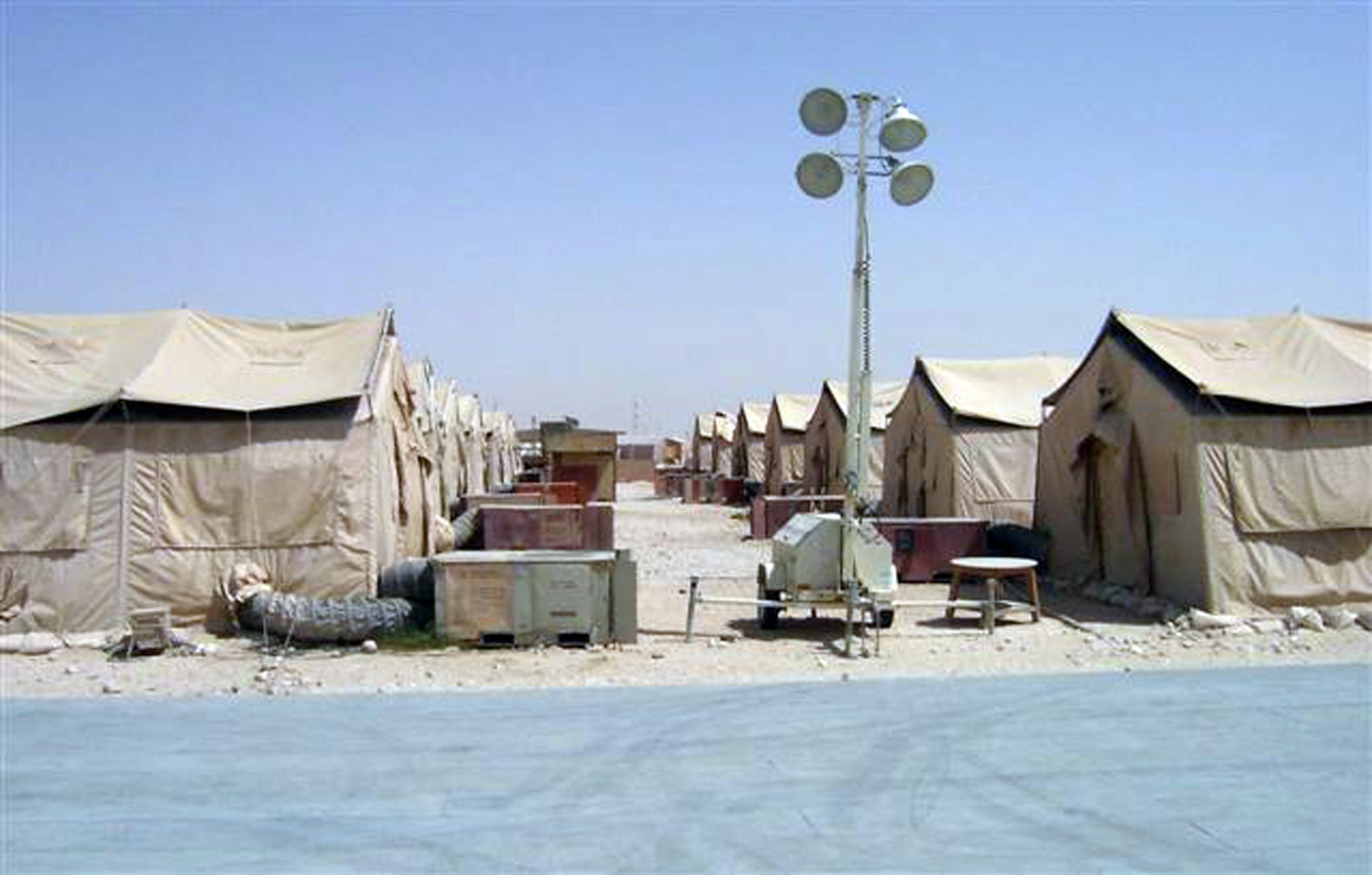 Camp Andy was largely comprised of tents and featured many of the same amenities that Coalition Compound does. (U.S. Air Force photo)