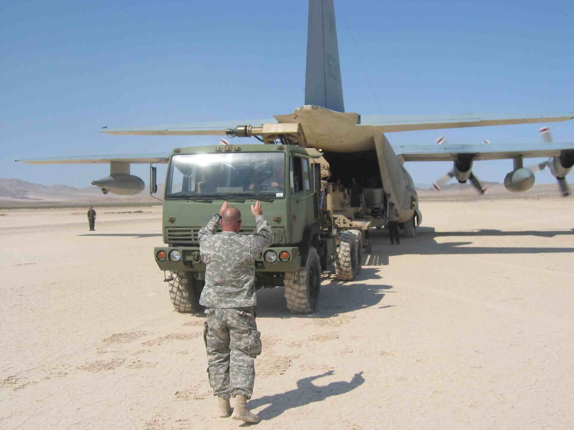 From July 3 through July 9, Aerial Porters from the 305th APS and Team McGuire received, prepared and ultimately loaded components of the JMIDS JCTD for a mission to the National Training Center. The 305th Aerial Porters are credited with directly contributing to the successful first flight of JMIDS components.