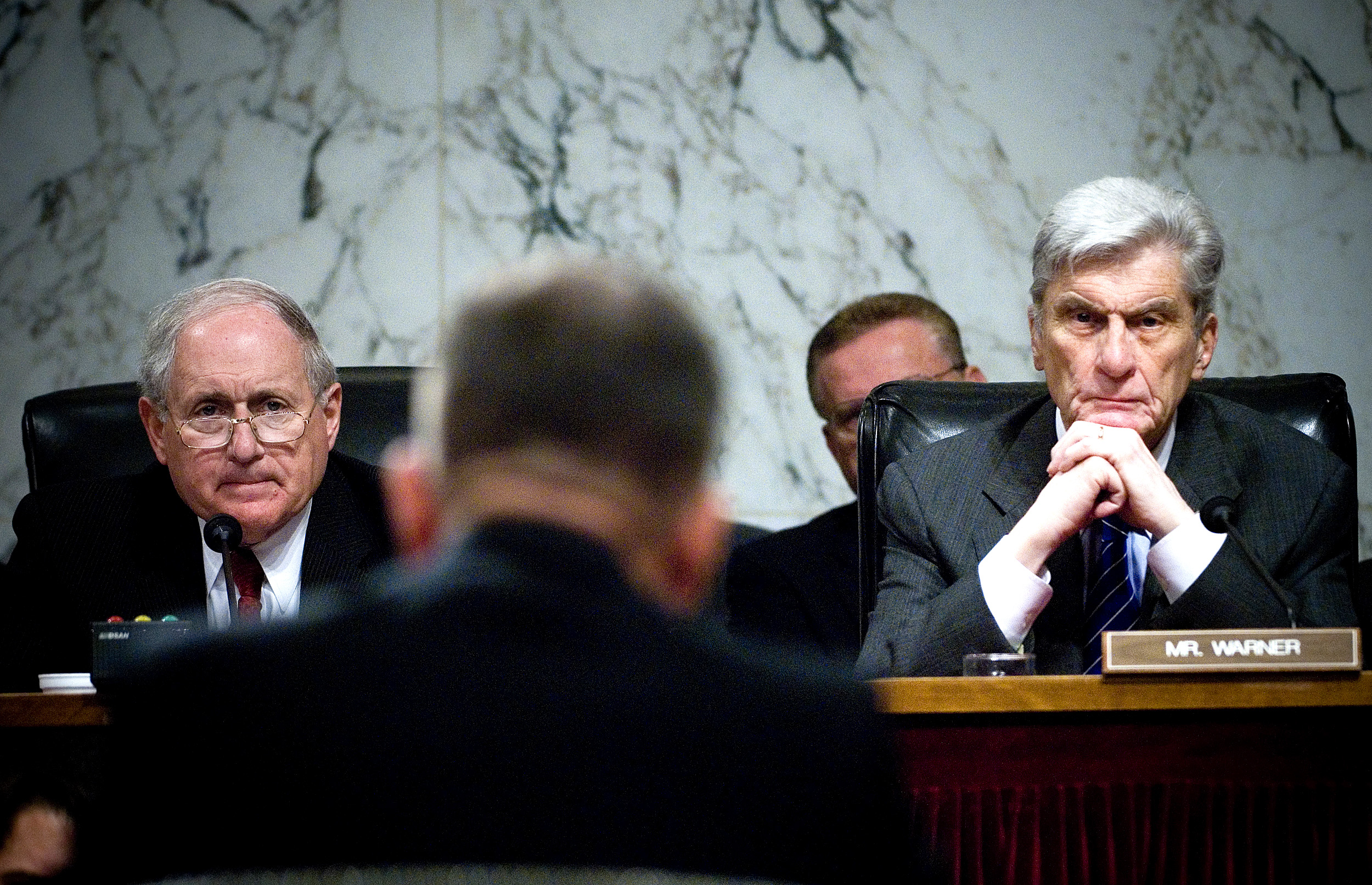 Senate Armed Services Committee Chairman Carl Levin and ...