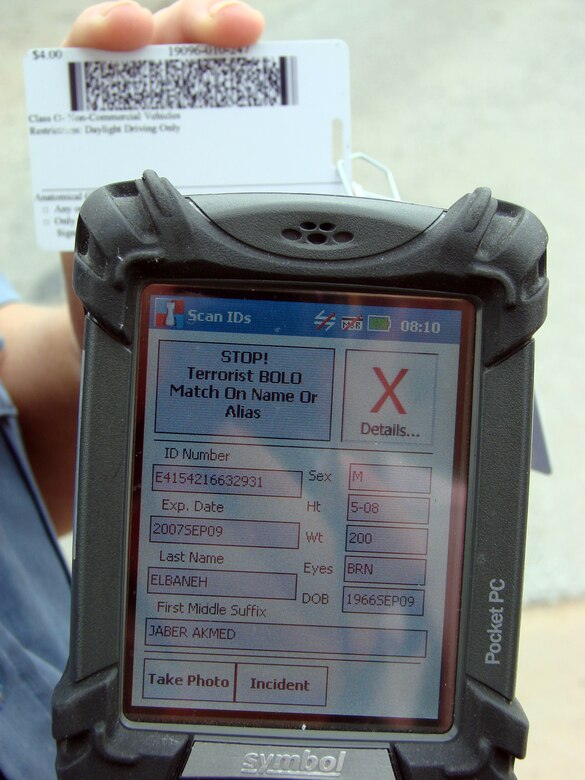 Mobile device has ID checks in hand > Vance Air Force Base > Article Display