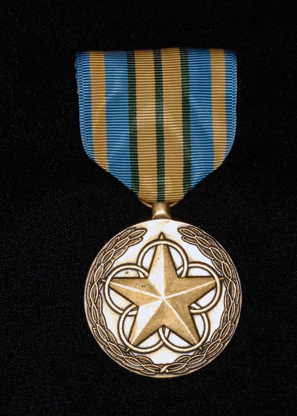 Military Outstanding Volunteer Service Medal. (Photo by Mr. Steve White)