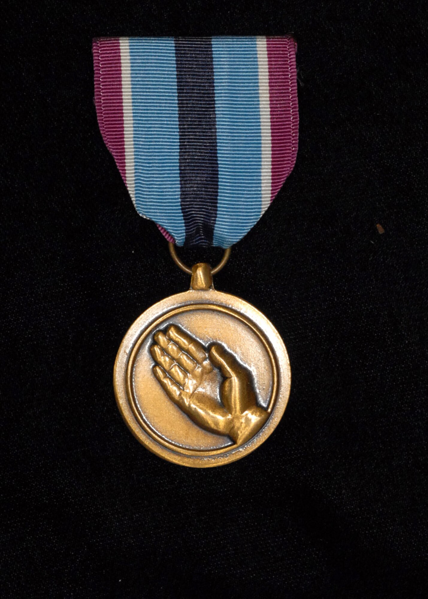 Humanitarian Service Medal. (Photo by Mr. Steve White)
