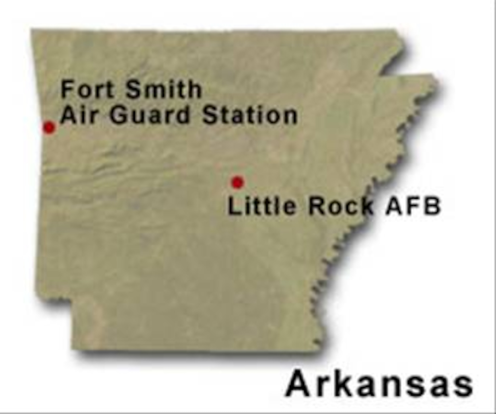 BRAC Map of Arkansas