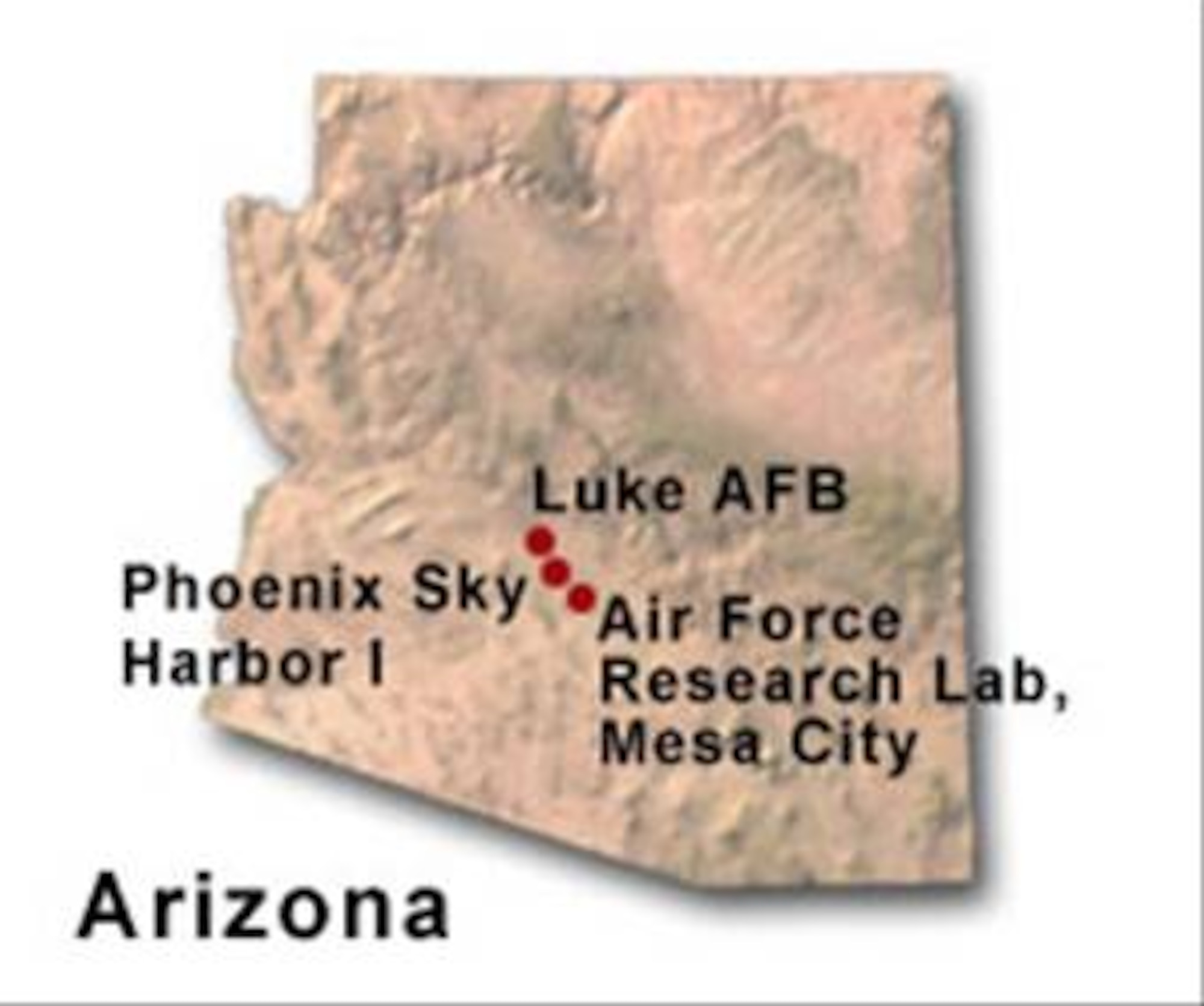 BRAC Map of Arizona