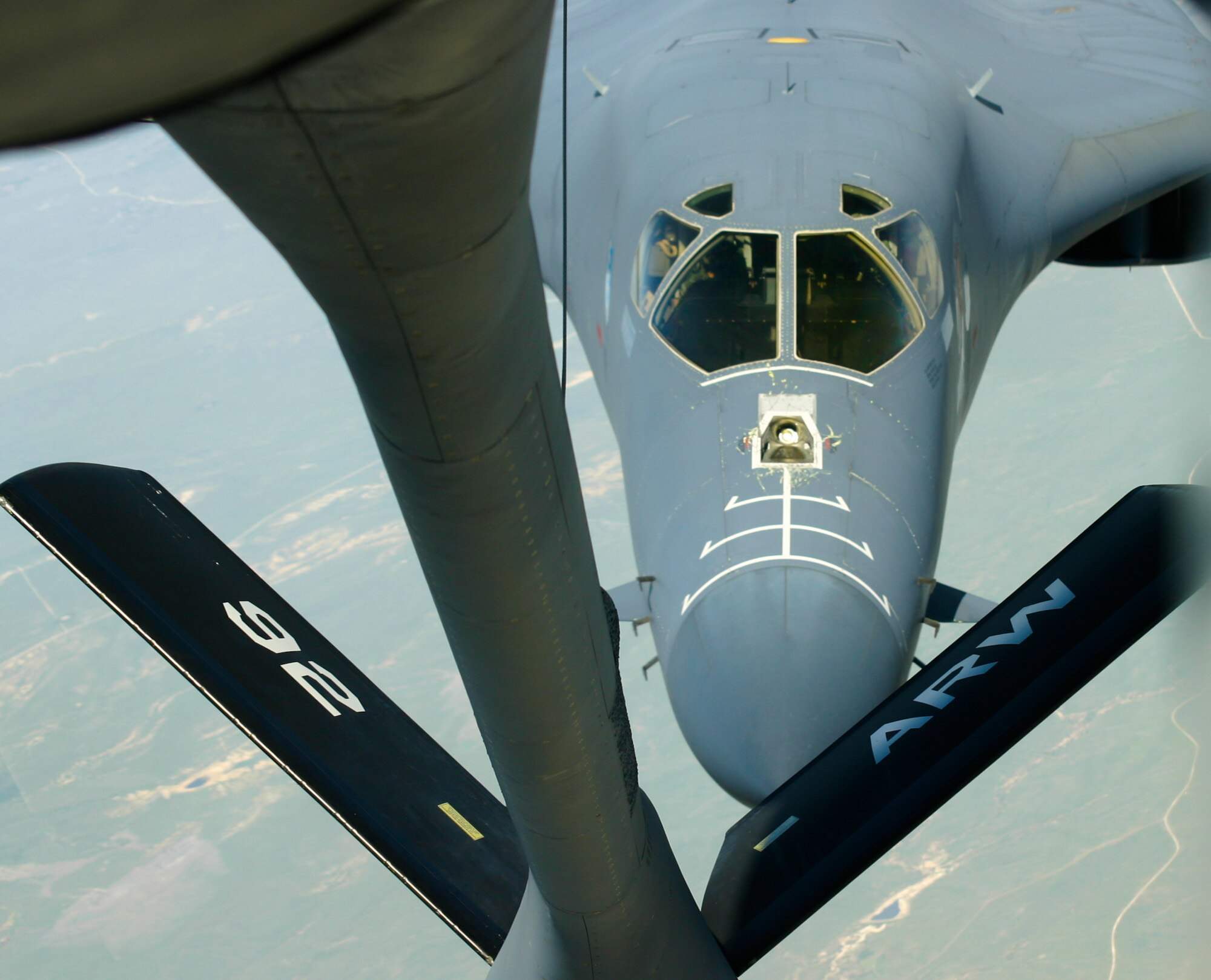 FAIRCHILD AIR FORCE BASE, Wash. -- This week’s Picture of the Week was shot during a mission aboard a KC-135 Stratotanker that delivered members of the 92nd Services Squadron to Chicago in order to receive the 2007 AF John L. Hennessy Award in May. (U.S. Air Force photo/ Staff Sgt. Aaron White)