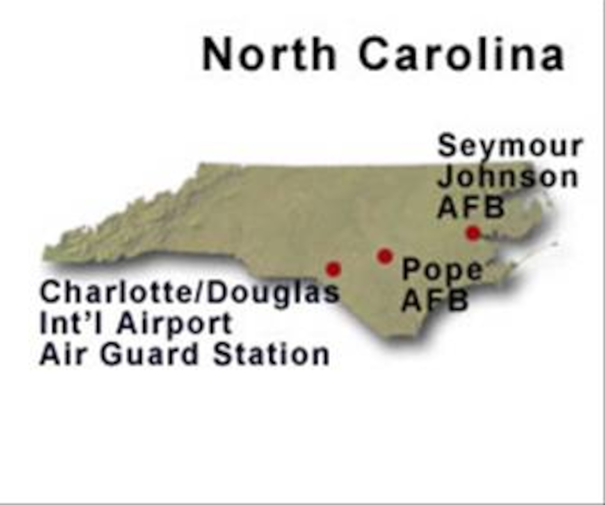 BRAC Map of North Carolina