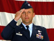 MINOT AIR FORCE BASE, N.D. -- Col. Bruce C. Emig assumes command of the 5th Bomb Wing June 5 during a wing change of command ceremony here. As the 5th BW and Minot Air Force Base installation commander, Col. Emig is responsible for providing combat-ready B-52H aircraft, crews and associated combat support for deterrence, crisis response, global power projection, major theater war and maritime operations and Air and Space Expeditionary Force deployments in America’s only dual-wing, nuclear-capable base. A command pilot with more than 3,400 hours in a variety of aircraft, Colonel Emig has served in a number of operational and staff assignments. (U.S. Air Force photo by Airman 1st Class Joe Rivera)