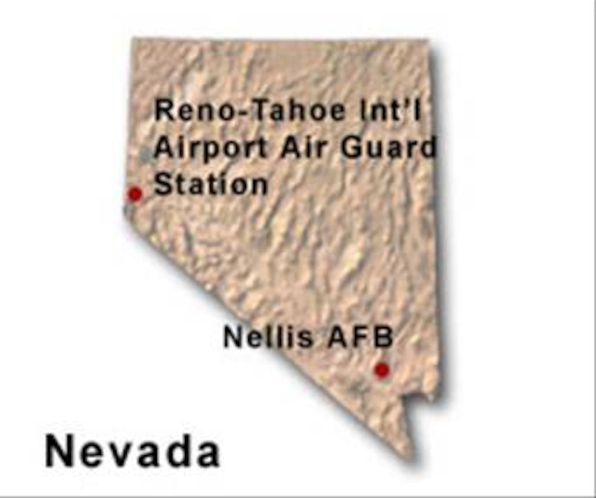 BRAC Map of Nevada