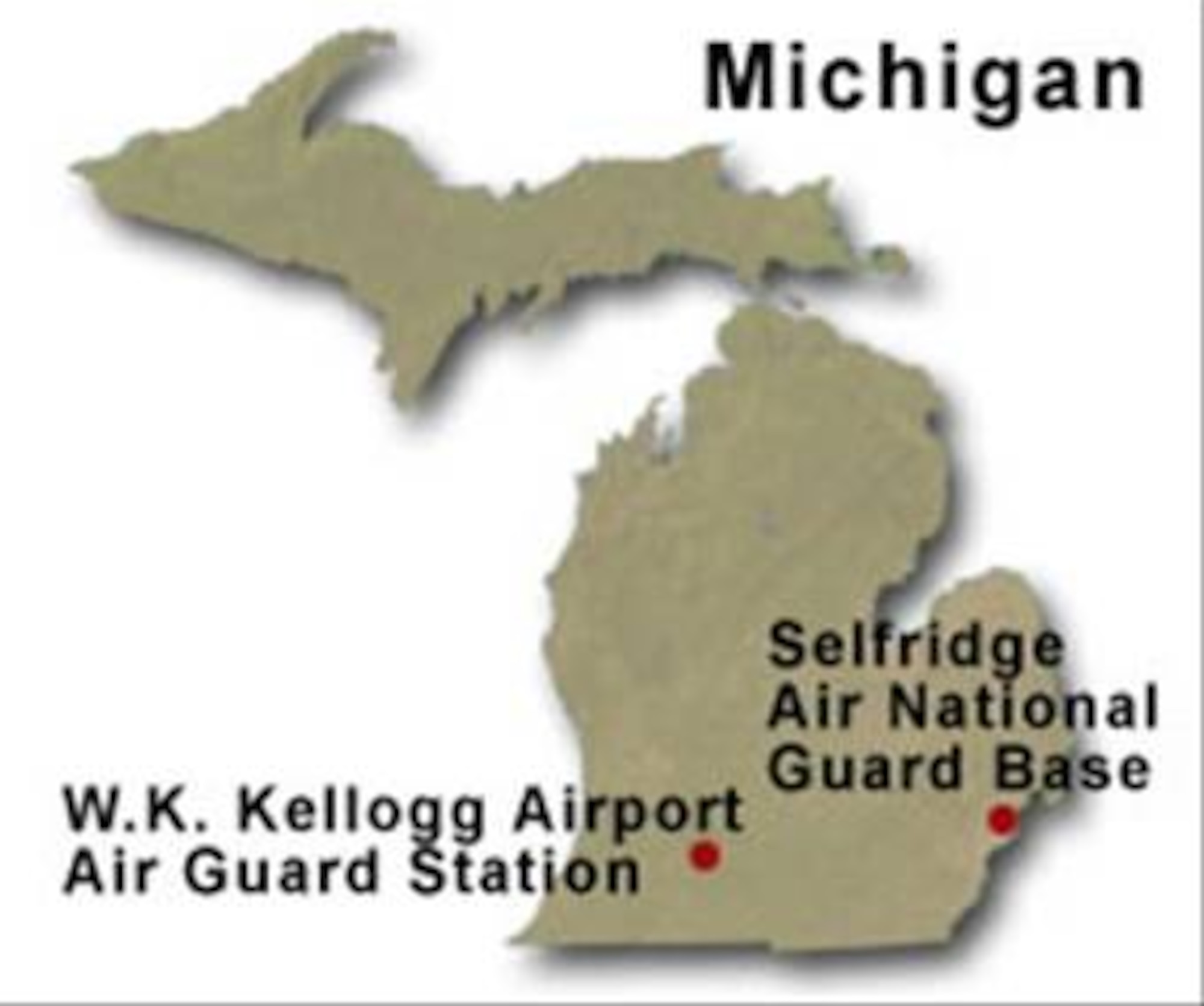 BRAC Map of Michigan