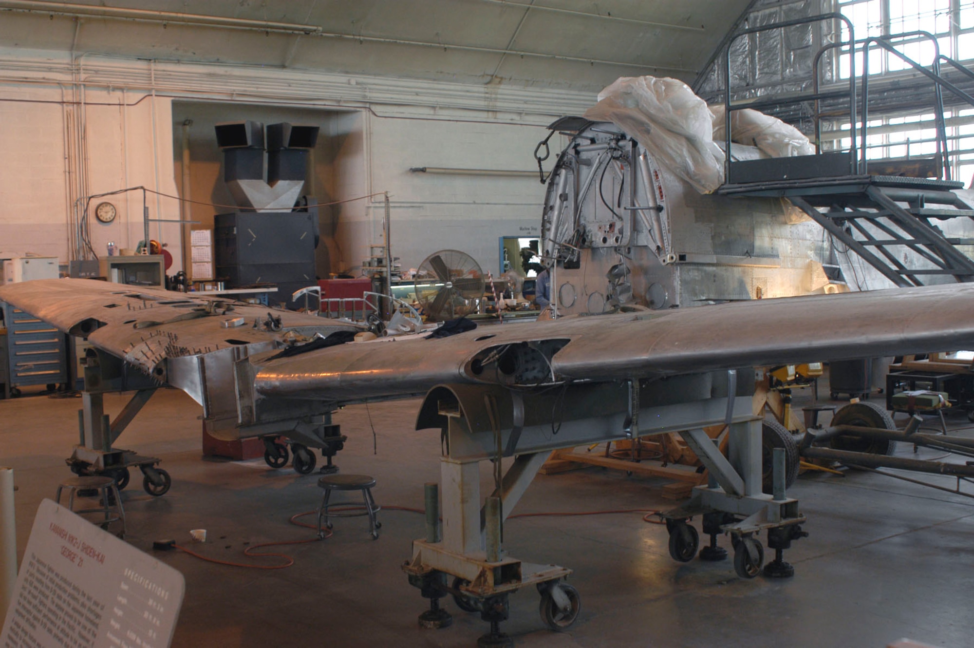 DAYTON, Ohio (06/2007) -- Japanese George in the National Museum of the U.S. Air Force's restoration hangar. (U.S. Air Force photo)