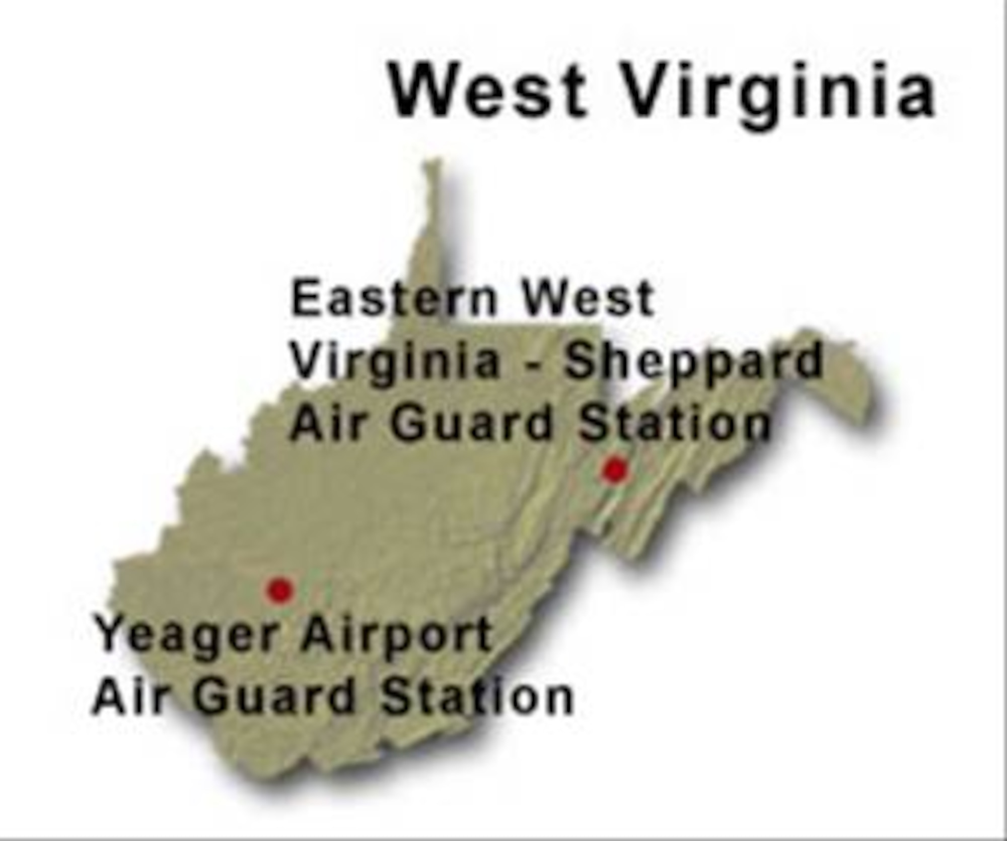 BRAC Map of West Virginia