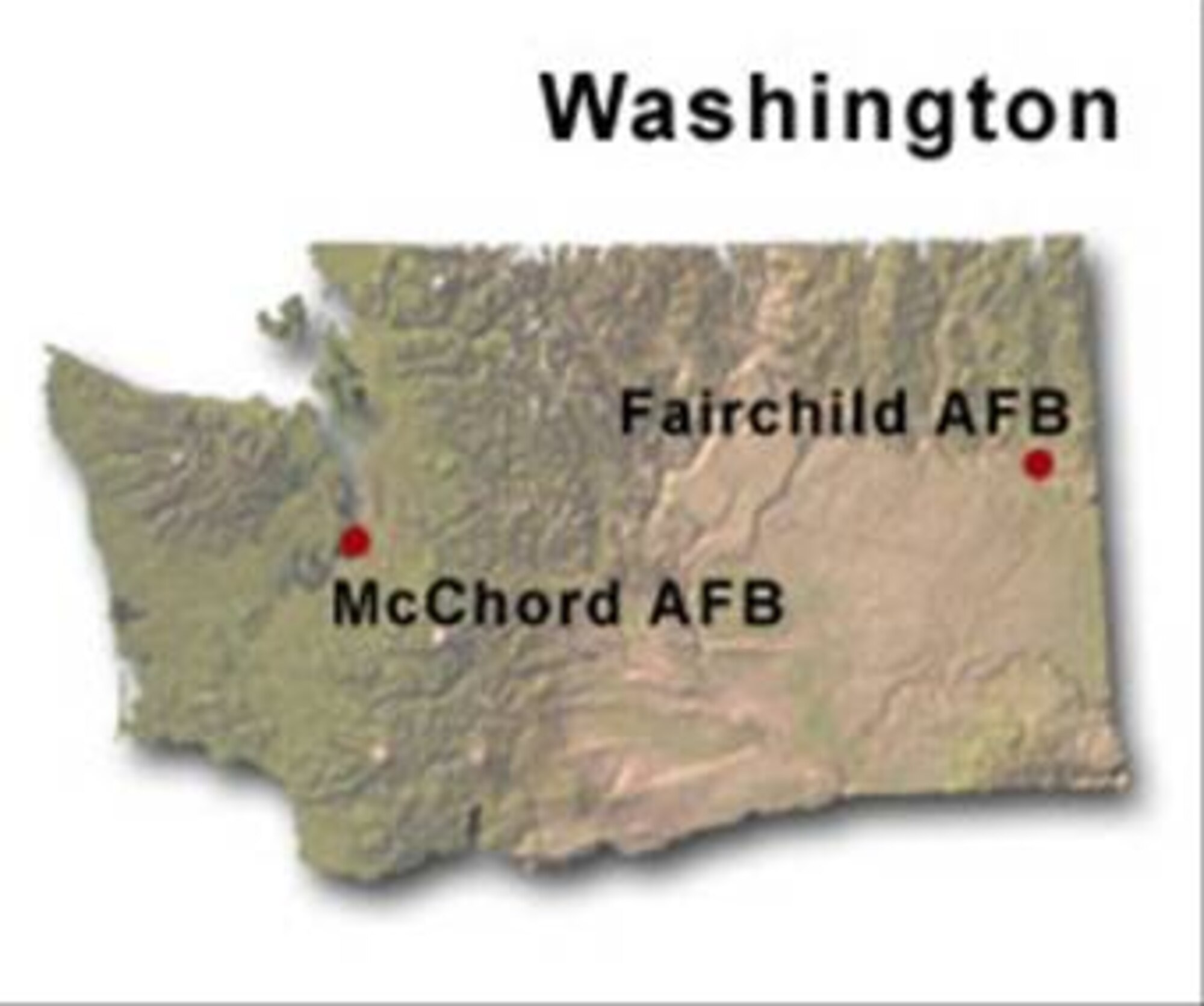BRAC Map of Washington 