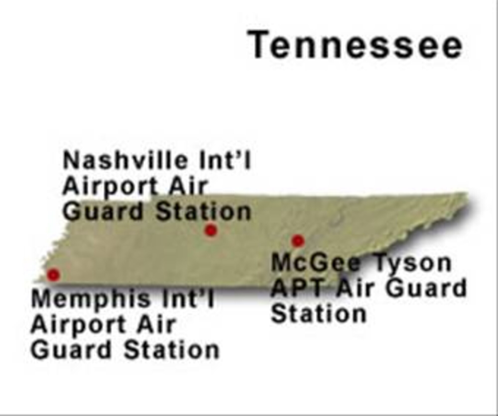 BRAC Map of Tennessee