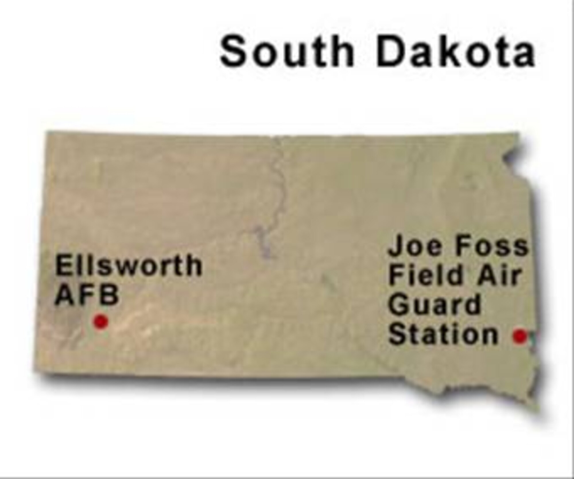 BRAC Map of South Dakota
