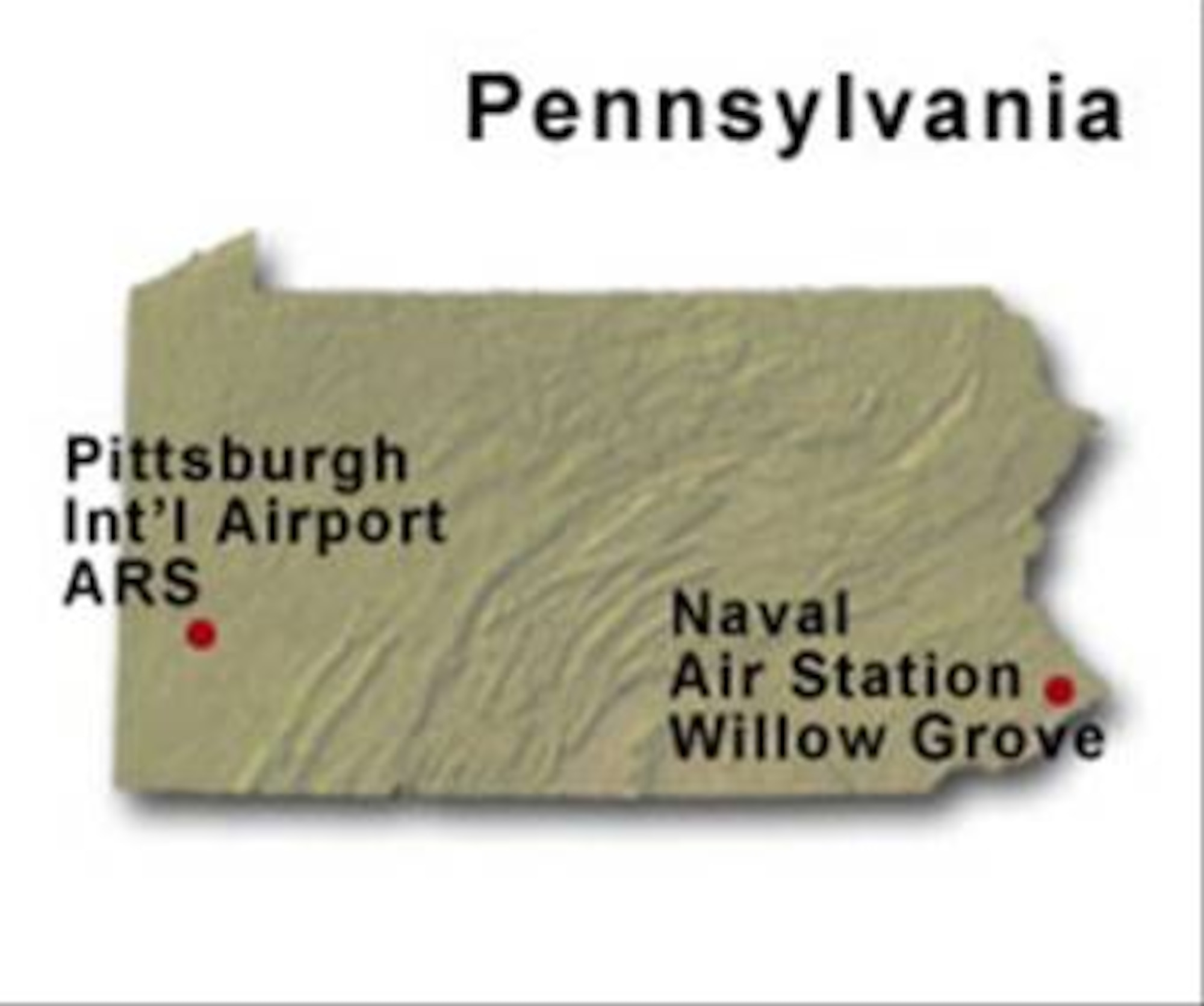 BRAC Map of Pennsylvania