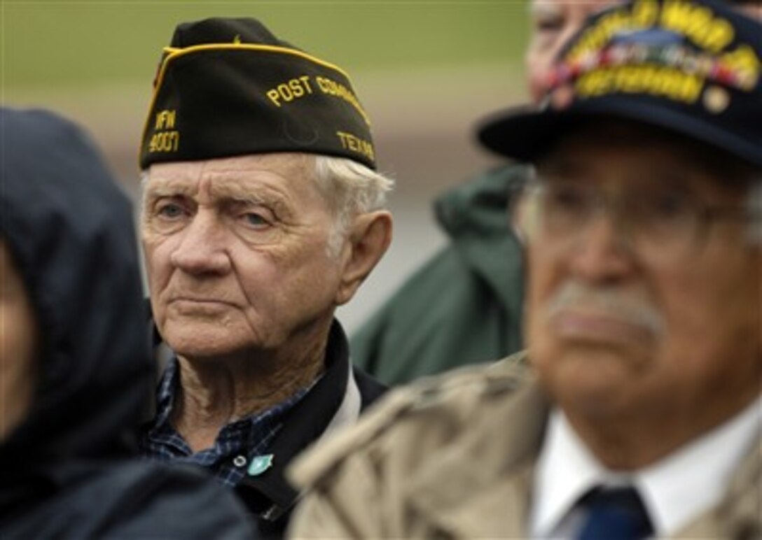 A U.S. veteran attends the Commemeration of the 63rd Anniversary of D-Day in Normandy, France, June 6, 2007.  