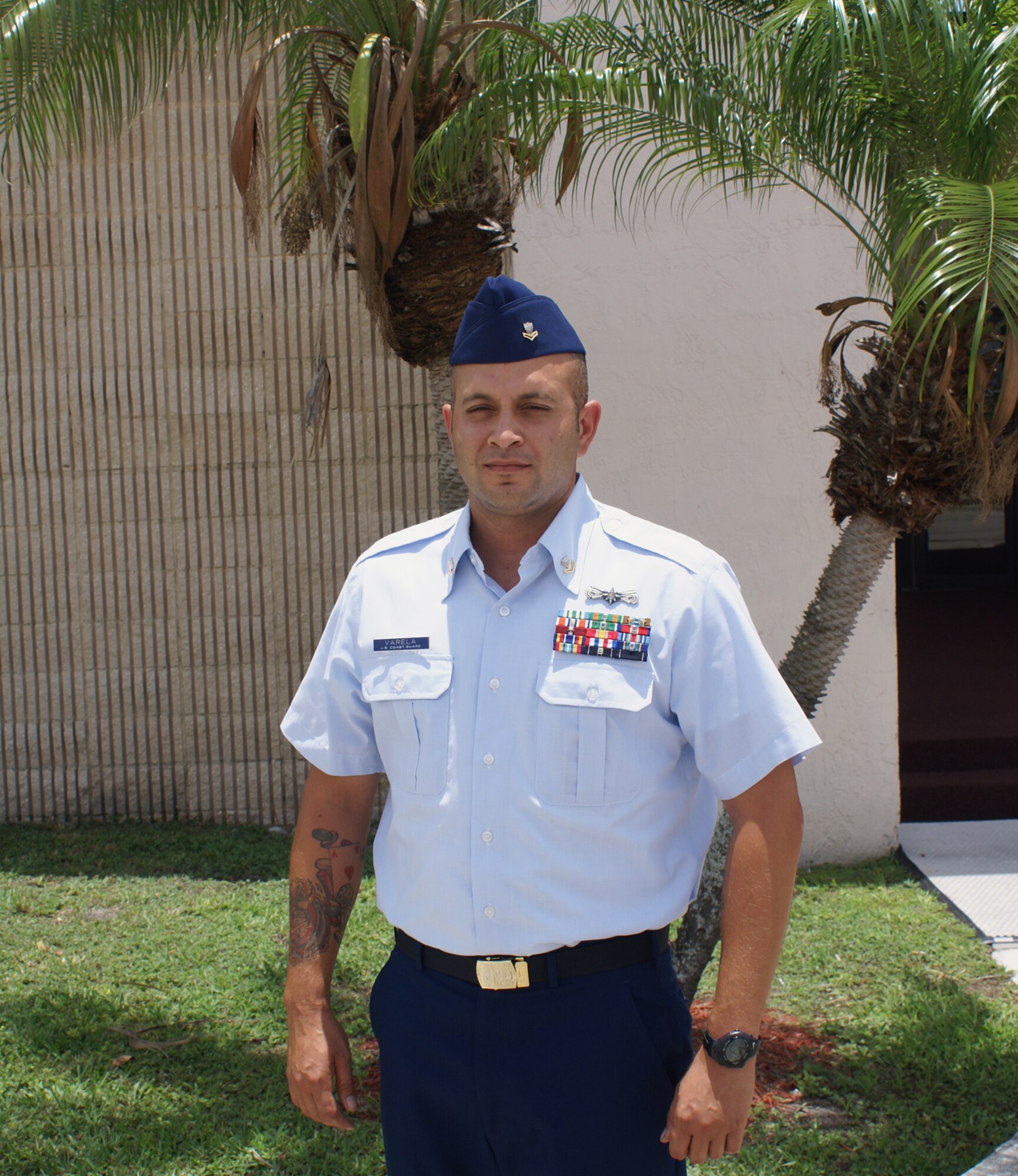 Petty Officer Rafael K. Varela, Maritime Safety and Security Team Miami, was named Sailor of the Quarter at Homestead Air Reserve June 7.  Petty Officer Varela received more than $300 in gifts and certificates courtesy of unit commanders, the Homestead/Florida City Chamber of Commerce's Military Affairs Committee, as well as local elected officials (U.S. Air Force photo/Jake Shaw).