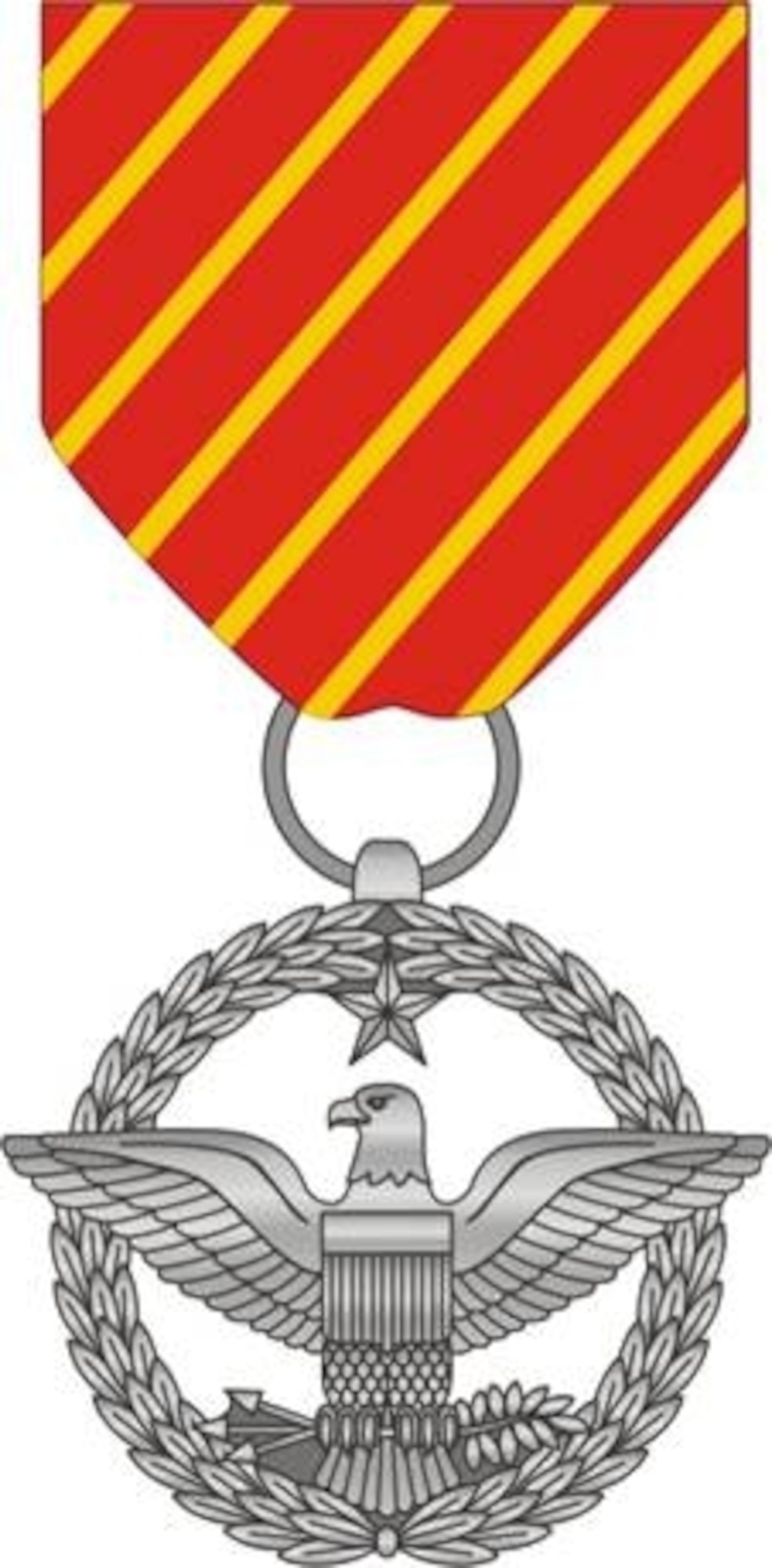 Gen. T. Michael Moseley, the Air Force chief of staff, is scheduled to present the Air Force Combat Action Medal for the first time to six Airmen during an 8 a.m. ceremony June 12 at the Air Force Memorial in Arlington, Va. The Air Force Combat Action Medal was designed by Susan Gamble, an artist and master designer for the U.S. Mint, in conjunction with the Army Institute of Heraldry. The design of the new medal was inspired by a personal insignia Brig. Gen. William "Billy" Mitchell, one of the military's earliest advocates of air power, had painted on the aircraft he flew over the St. Mihiel while developing plans for the first major American offensive of World War I. (U.S. Air Force illustration/Susan Gamble) 
