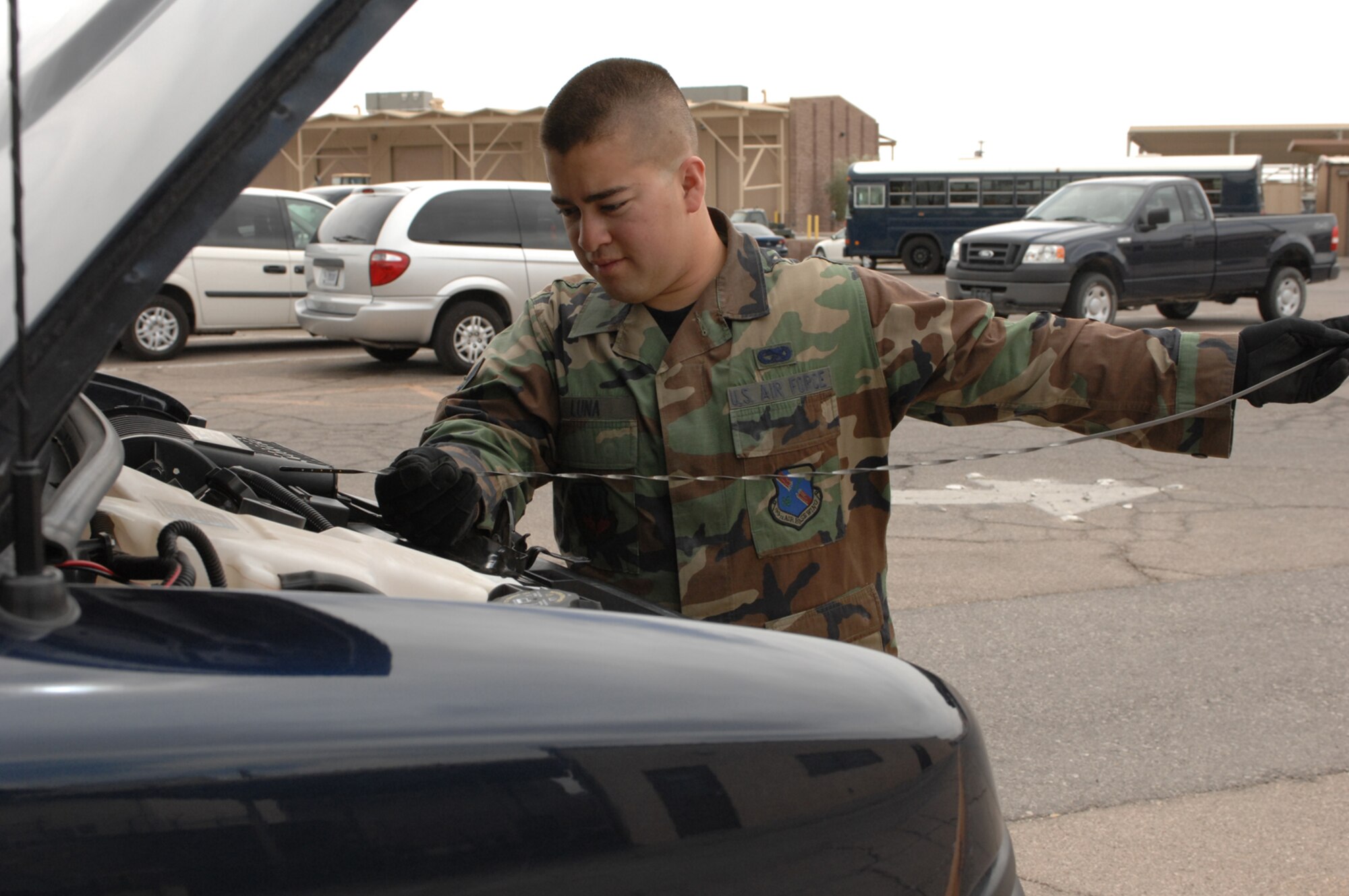 Airman 1st Class Jose Luna Jr. is the Nellis Air Force Base Warrior of the Week. He is a vehicle operator/dispatcher with the 99th Logistics Readiness Squadron. 
