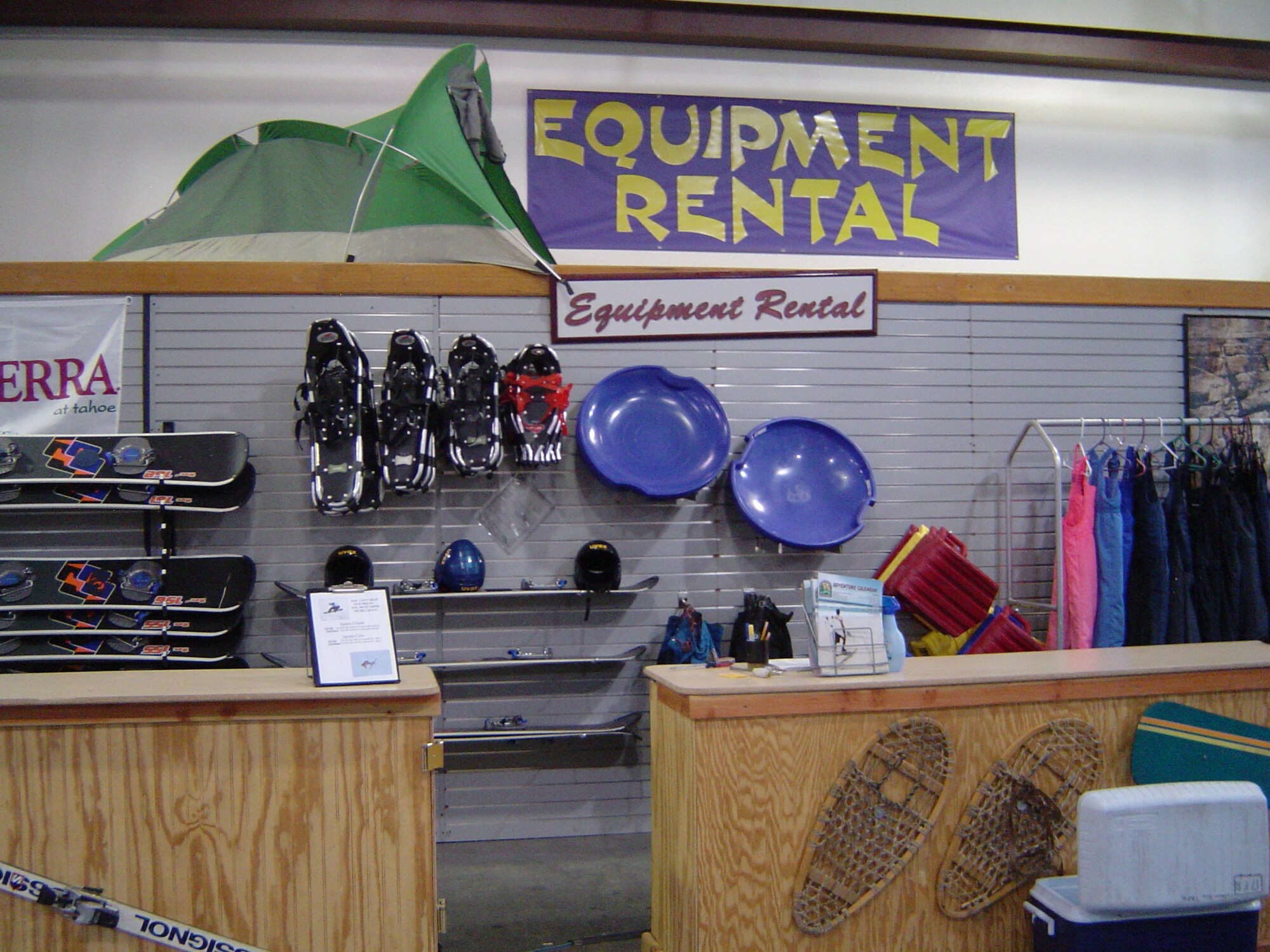 The Outdoor Recreation Center’s Equipment Rental Center inside the ORC offers provisions for many outdoor entertainment activities including summer and winter sports equipment, picnic and party supplies, camping gear, bicycles and even lawn tools. (U.S. Air Force photo)