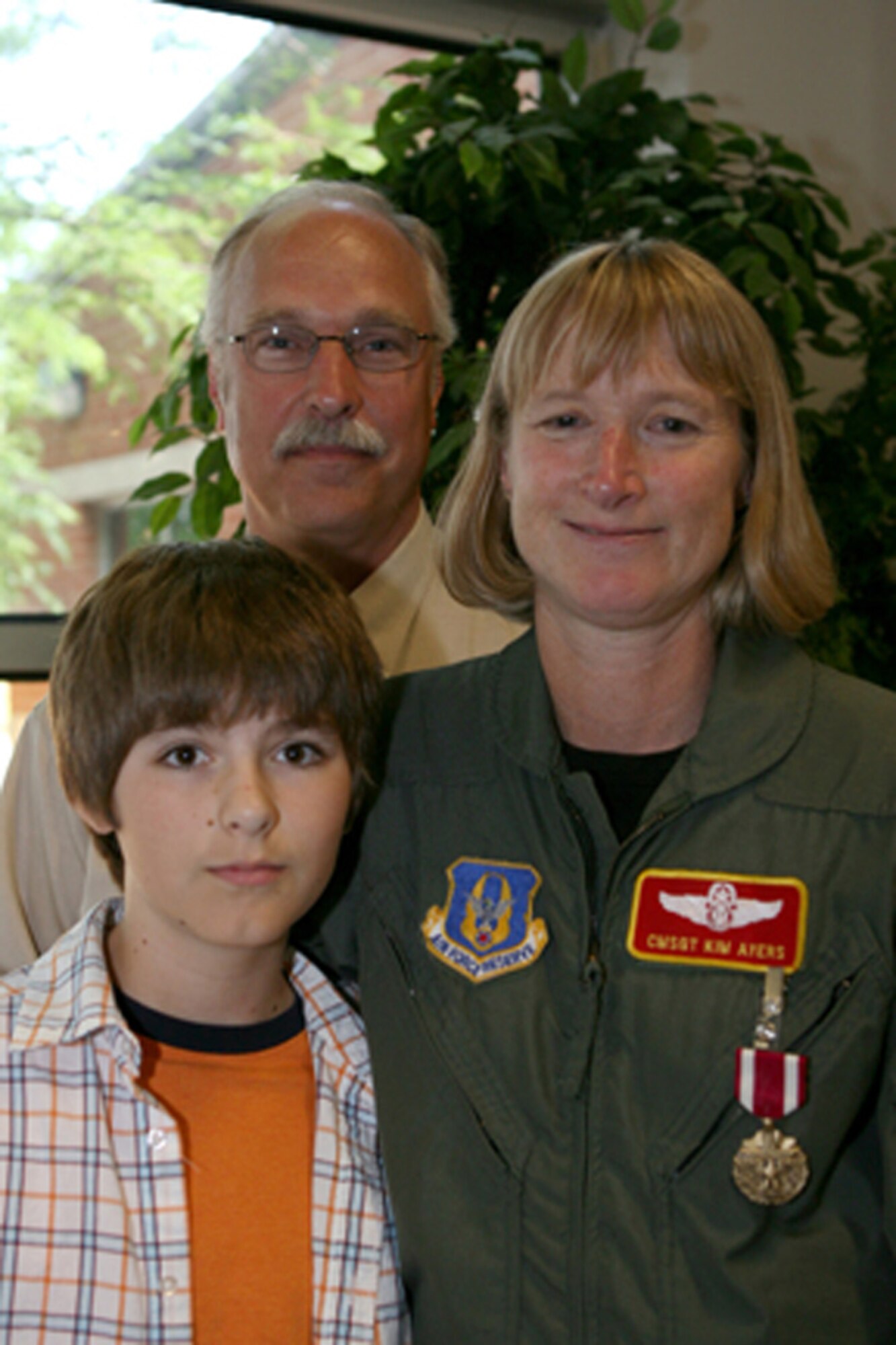 GRISSOM AIR RESERVE BASE, Ind., -- Chief Master Sgt. Kim Ayers, the Inflight Refueling Superintendent for the 74th Air Refueling Squadron, served for 32 years in the Air Force prior to her retirement.(U.S. Air Force photo/Senior Airman Omar Delacruz)