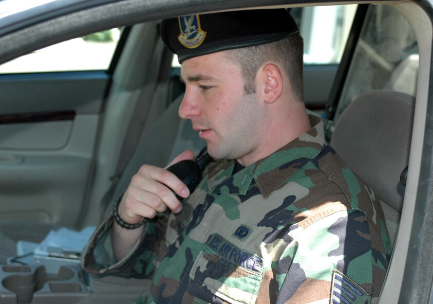 Staff Sgt. Daniel Clark, 60th Security Forces Squadron patrolman, was selected as Warrior of the Week. (U.S. Air Force photo by Jennifer Brugman)