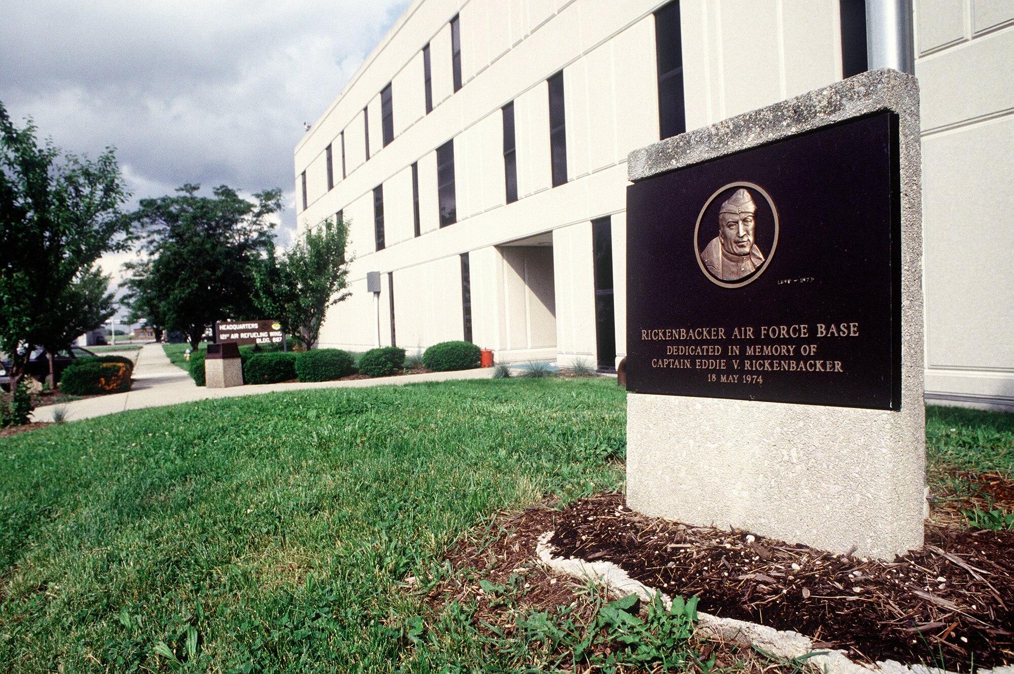 Headquarters building on Rickenbacker Air National Guard Base, Ohio.