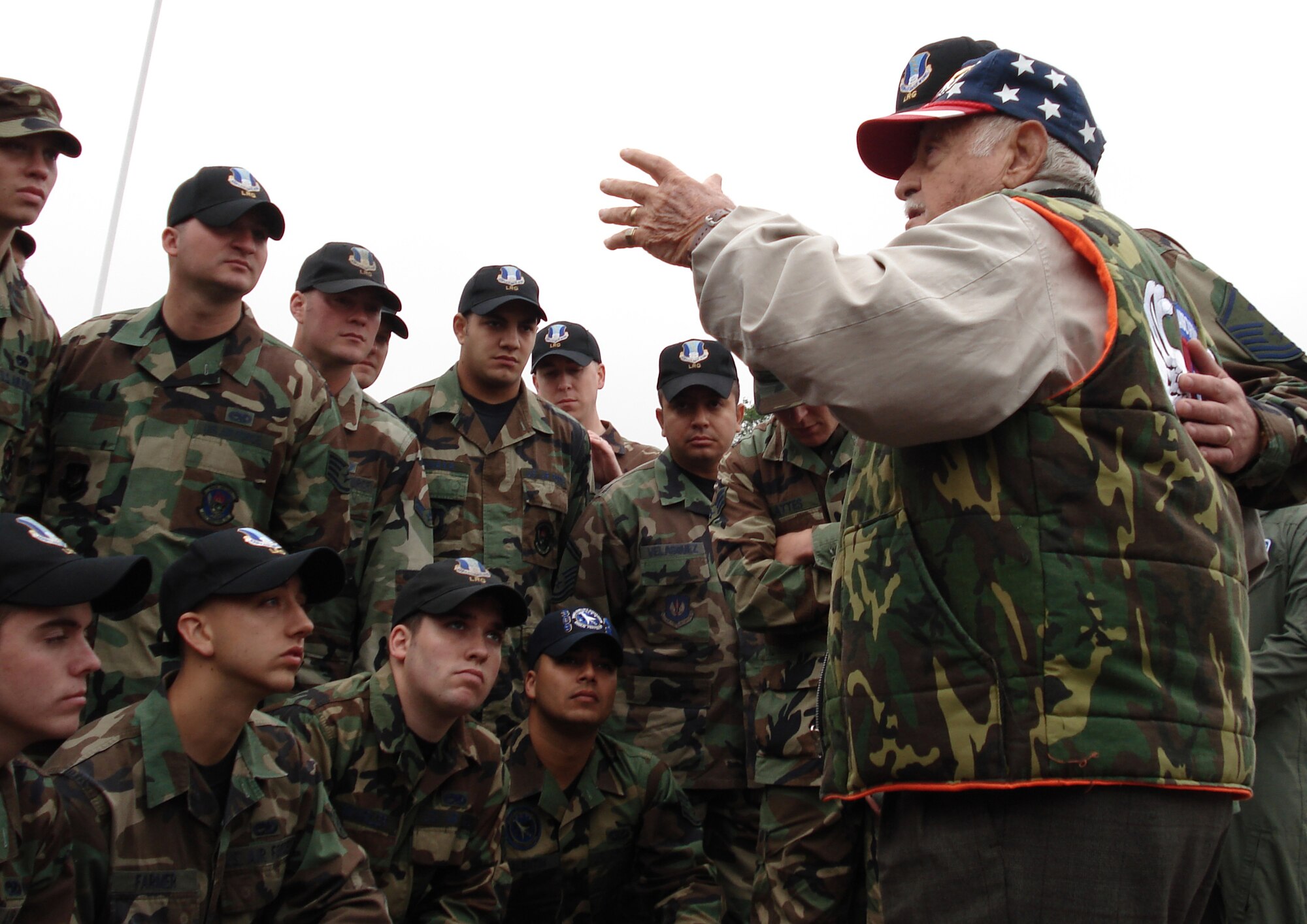 Members of the 435th Munitions Squadron participate in D-Day memorial ceremonies in Normandy, France. Photo courtesy of Master Sgt. Scott Windorf.