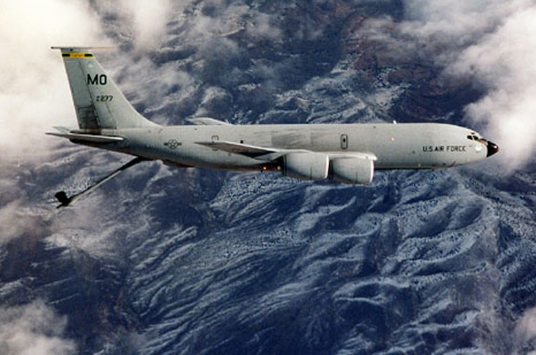 FAIRCHILD AIR FORCE BASE, Wash. -- On June 28, 1957, the 93rd Air Refueling Squadron, then located at Castle Air Force Base, Calif., received the world’s first jet tanker, the KC-135 Stratotanker, and was tasked with training all Strategic Air Command crew members in the new aircraft. (Courtesy photo)